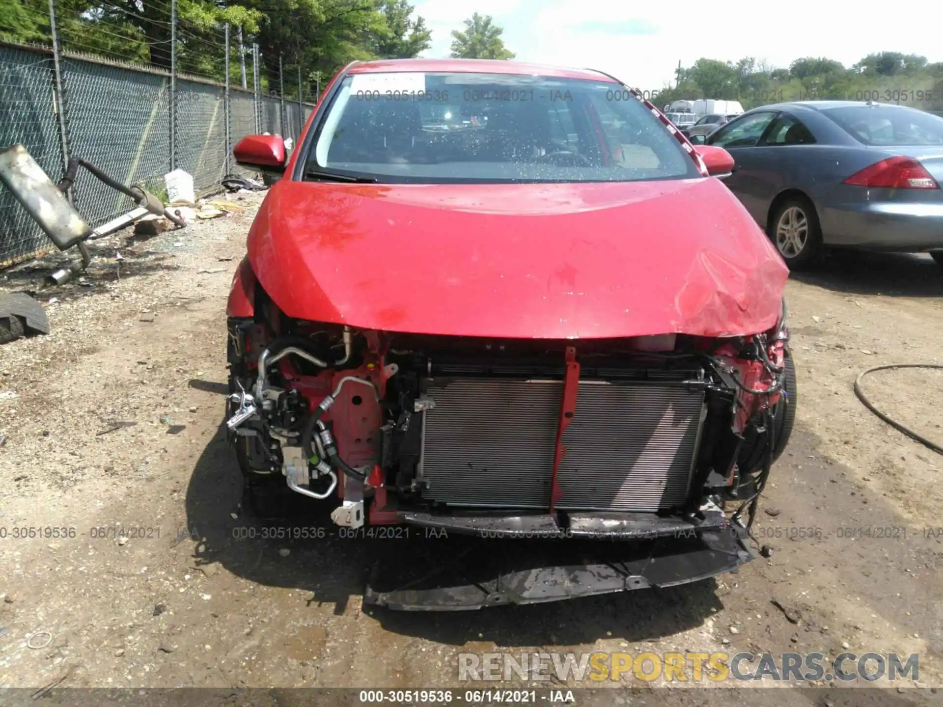 6 Photograph of a damaged car JTDKARFP0L3136761 TOYOTA PRIUS PRIME 2020