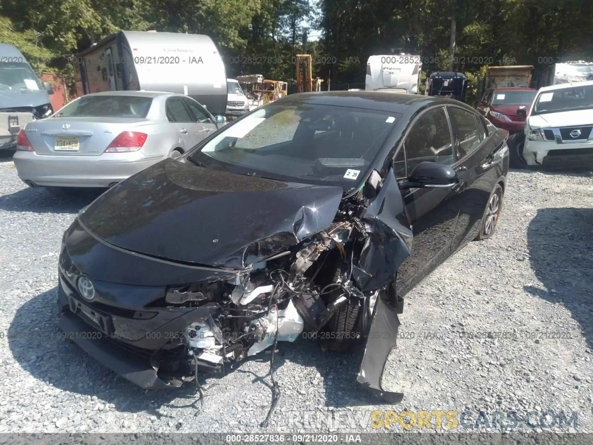 2 Photograph of a damaged car JTDKARFP0L3146321 TOYOTA PRIUS PRIME 2020