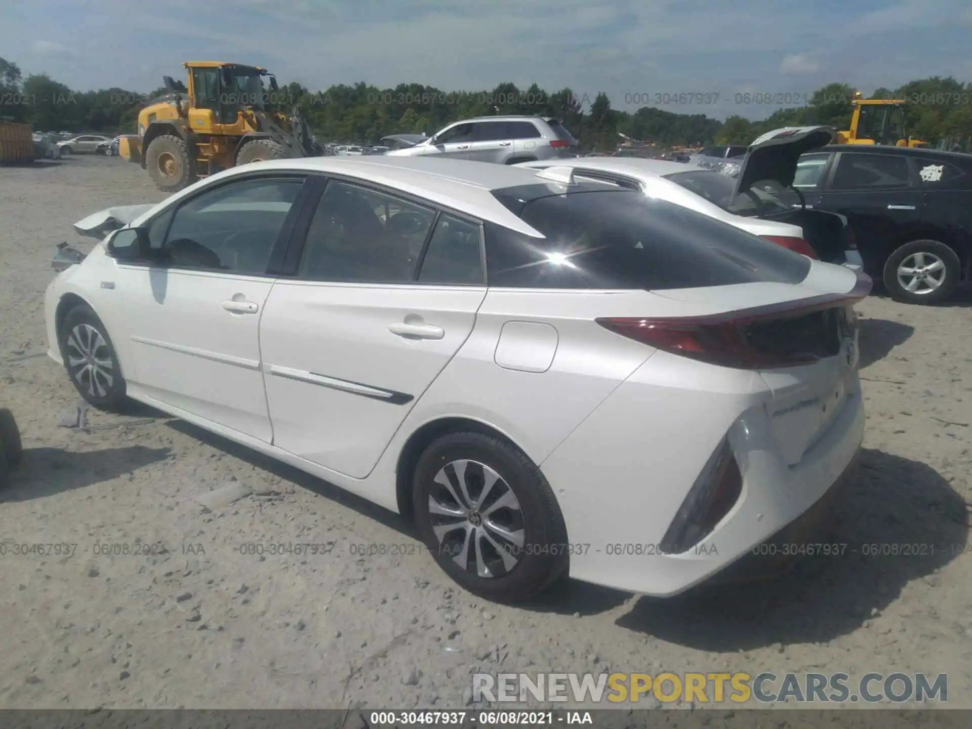 3 Photograph of a damaged car JTDKARFP0L3152801 TOYOTA PRIUS PRIME 2020