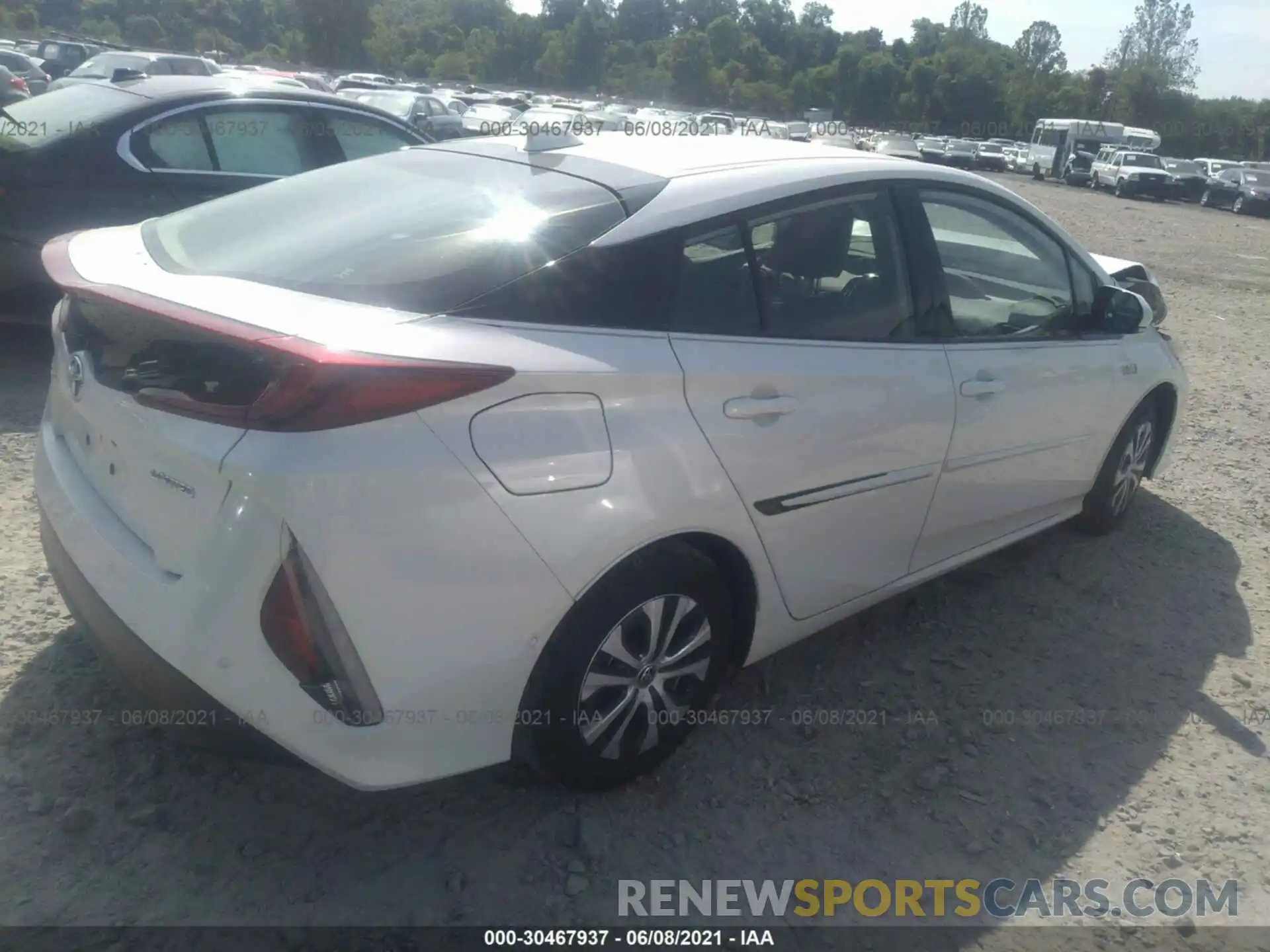 4 Photograph of a damaged car JTDKARFP0L3152801 TOYOTA PRIUS PRIME 2020