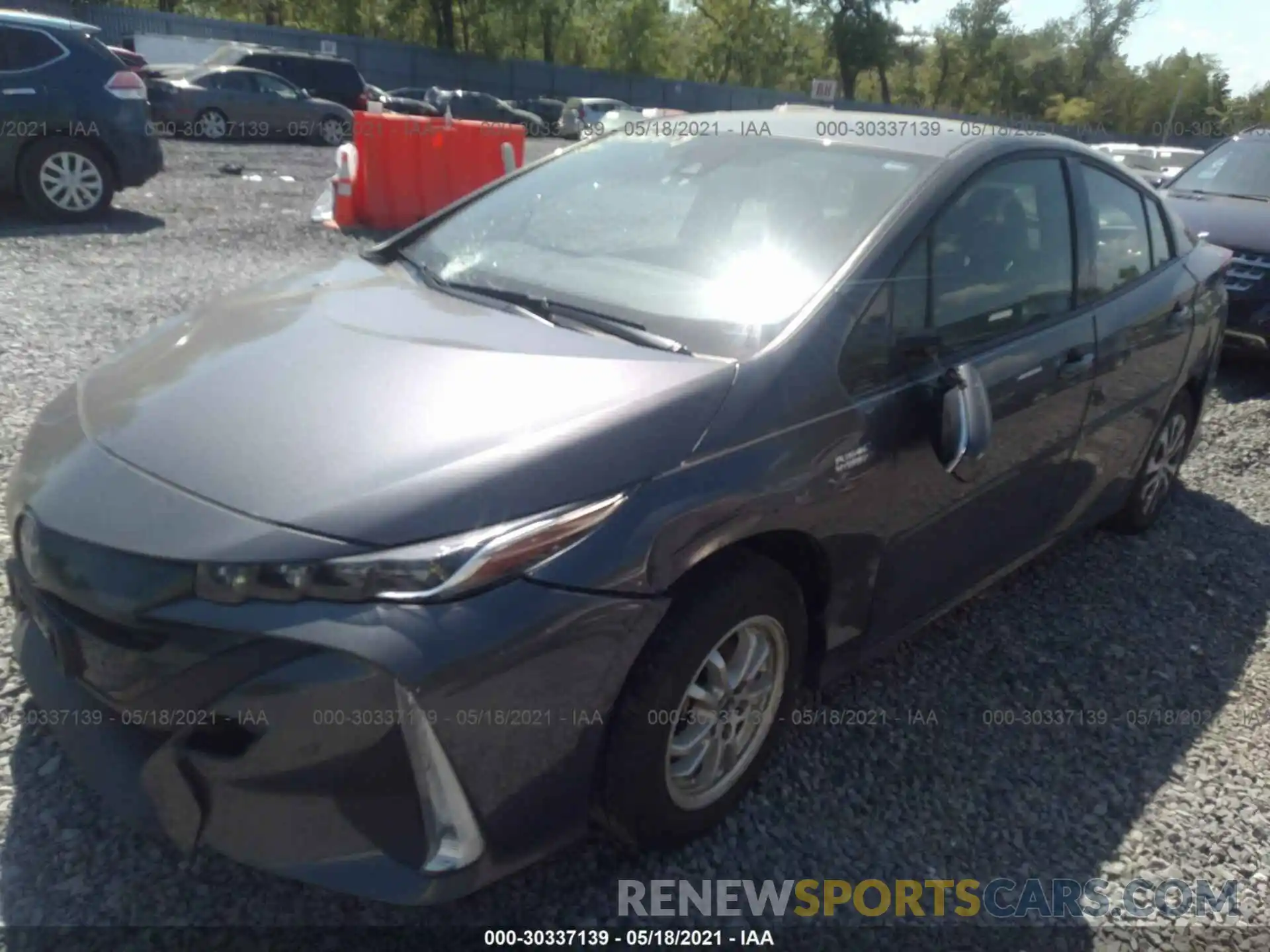 2 Photograph of a damaged car JTDKARFP1L3128538 TOYOTA PRIUS PRIME 2020