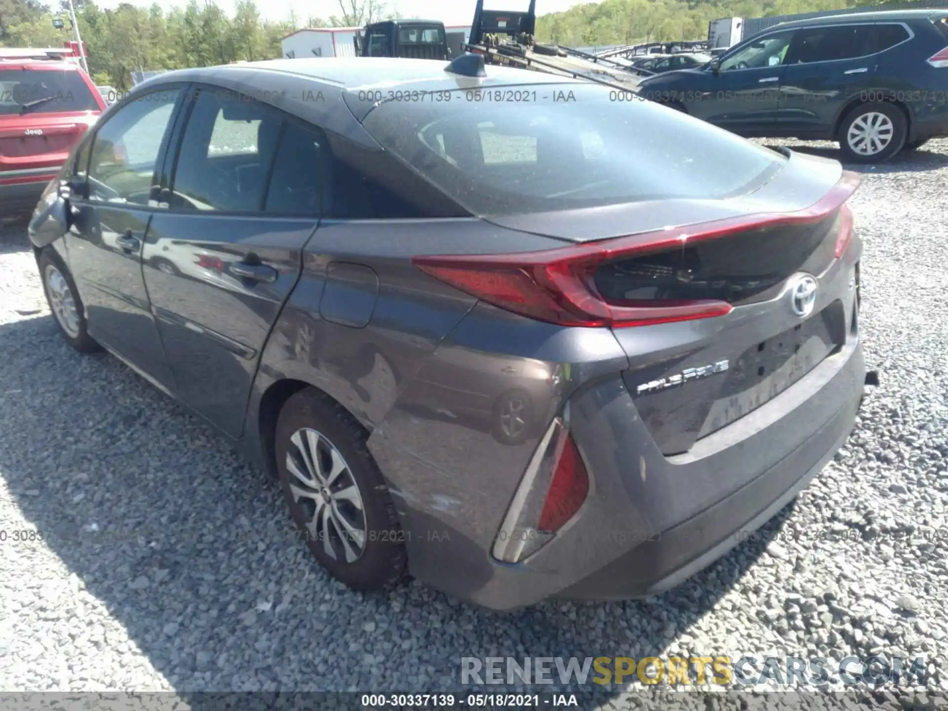 3 Photograph of a damaged car JTDKARFP1L3128538 TOYOTA PRIUS PRIME 2020