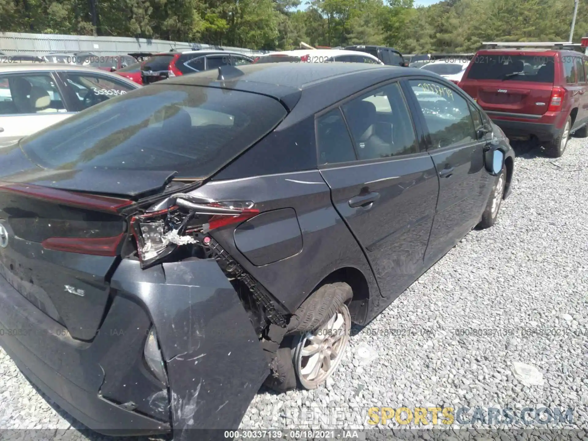 4 Photograph of a damaged car JTDKARFP1L3128538 TOYOTA PRIUS PRIME 2020