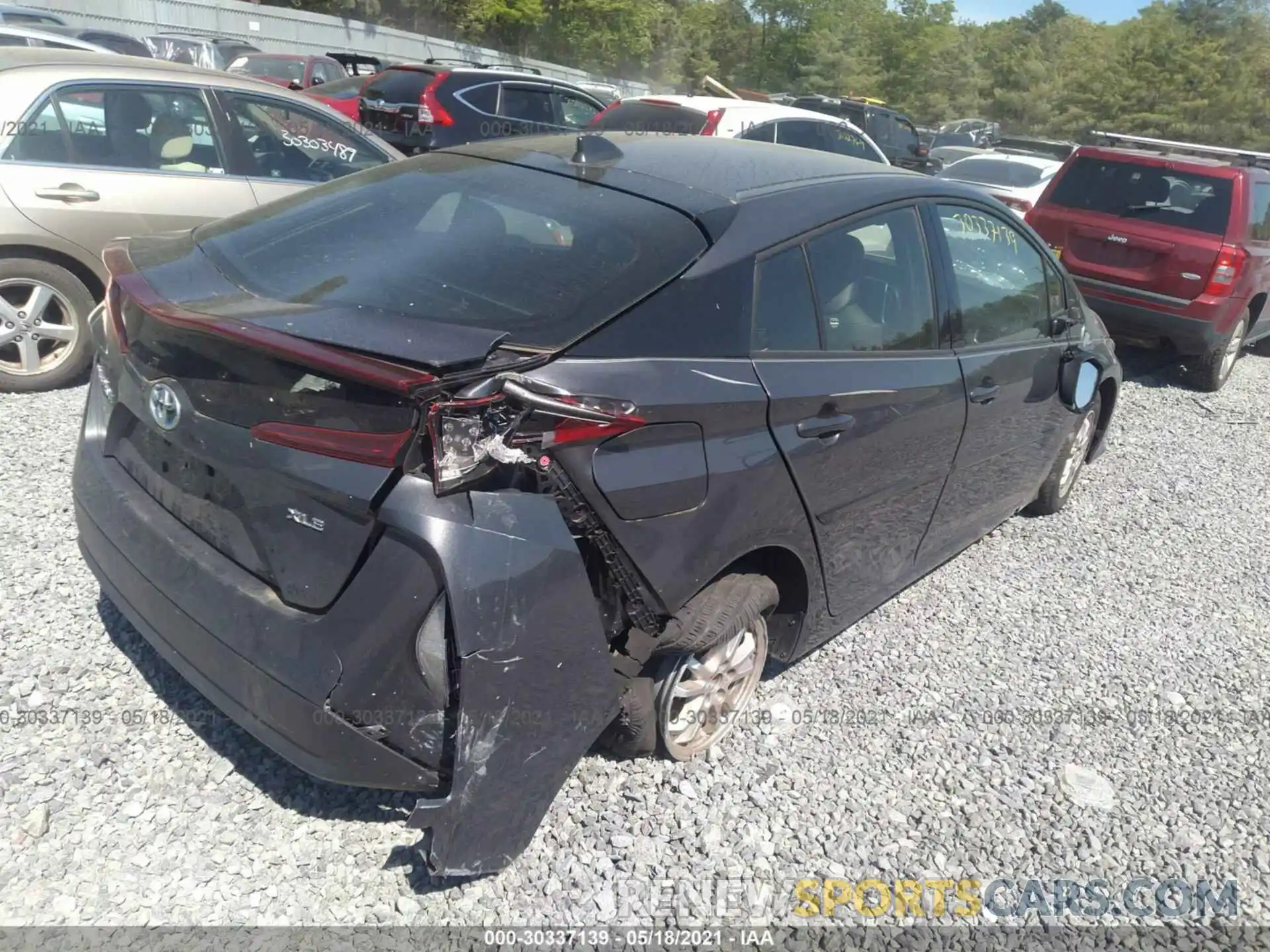 6 Photograph of a damaged car JTDKARFP1L3128538 TOYOTA PRIUS PRIME 2020