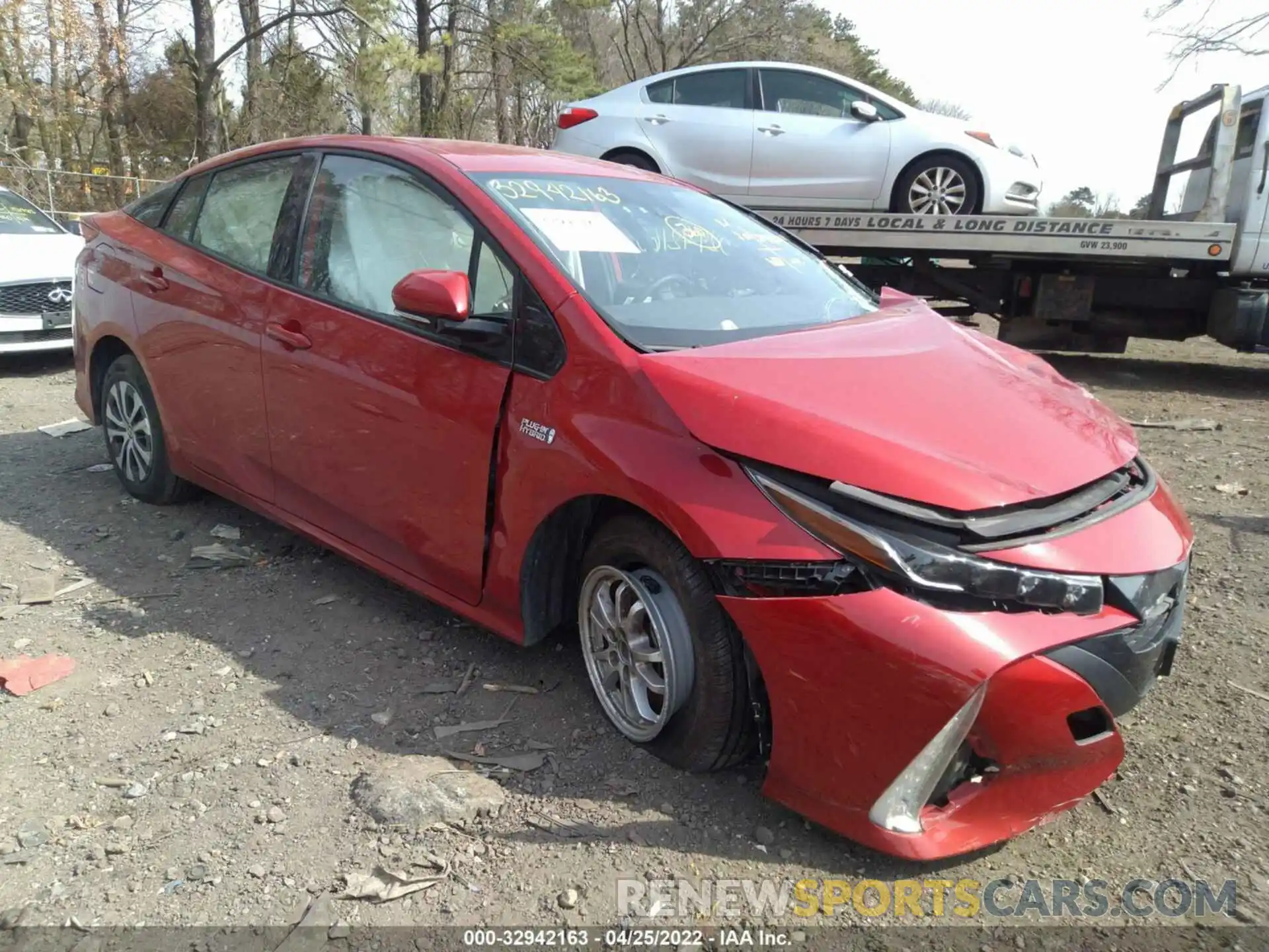 1 Photograph of a damaged car JTDKARFP1L3132007 TOYOTA PRIUS PRIME 2020