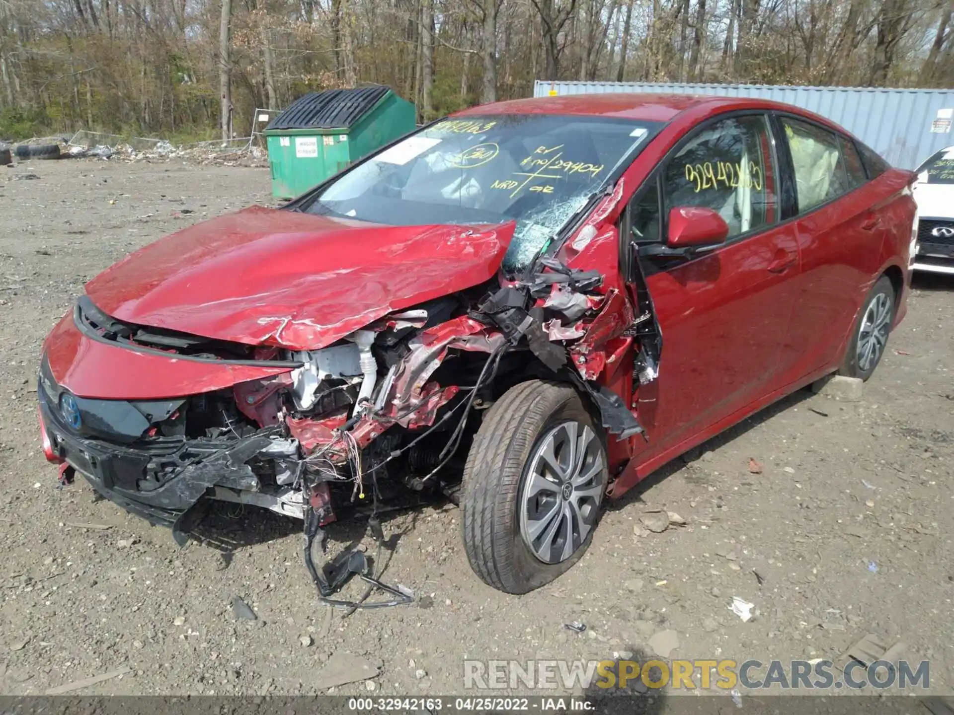 6 Photograph of a damaged car JTDKARFP1L3132007 TOYOTA PRIUS PRIME 2020