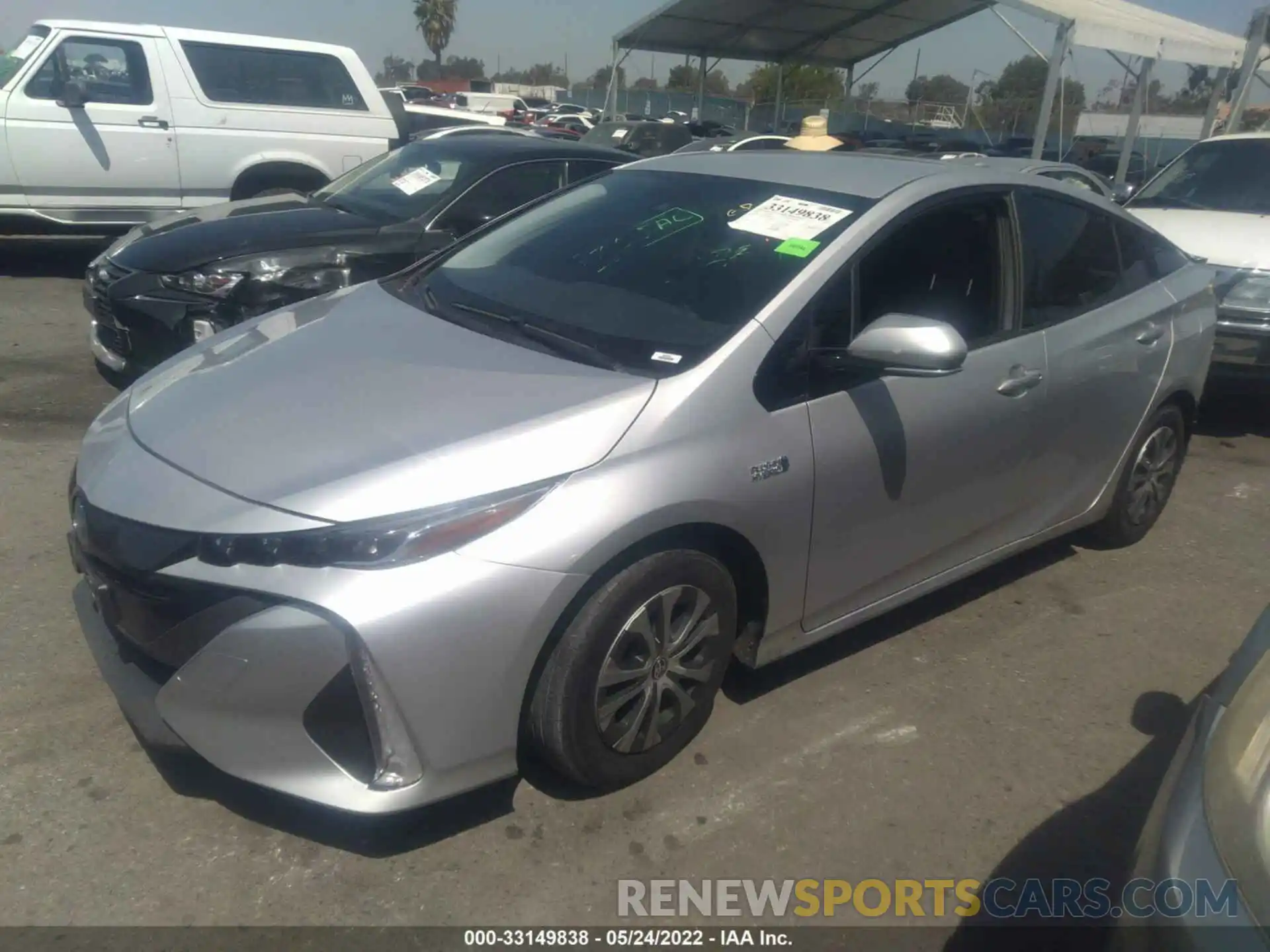 2 Photograph of a damaged car JTDKARFP1L3146263 TOYOTA PRIUS PRIME 2020