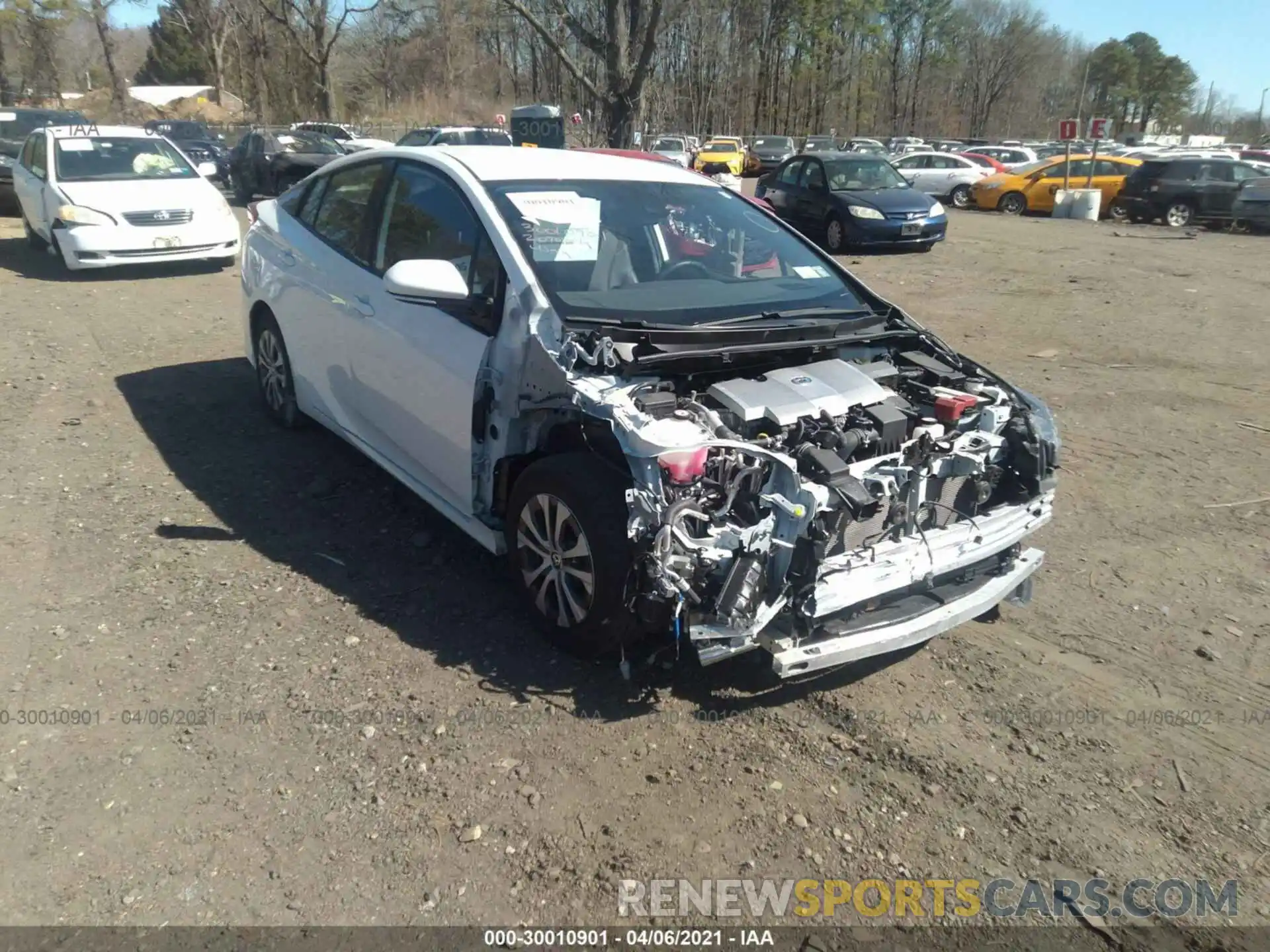 6 Photograph of a damaged car JTDKARFP1L3148191 TOYOTA PRIUS PRIME 2020