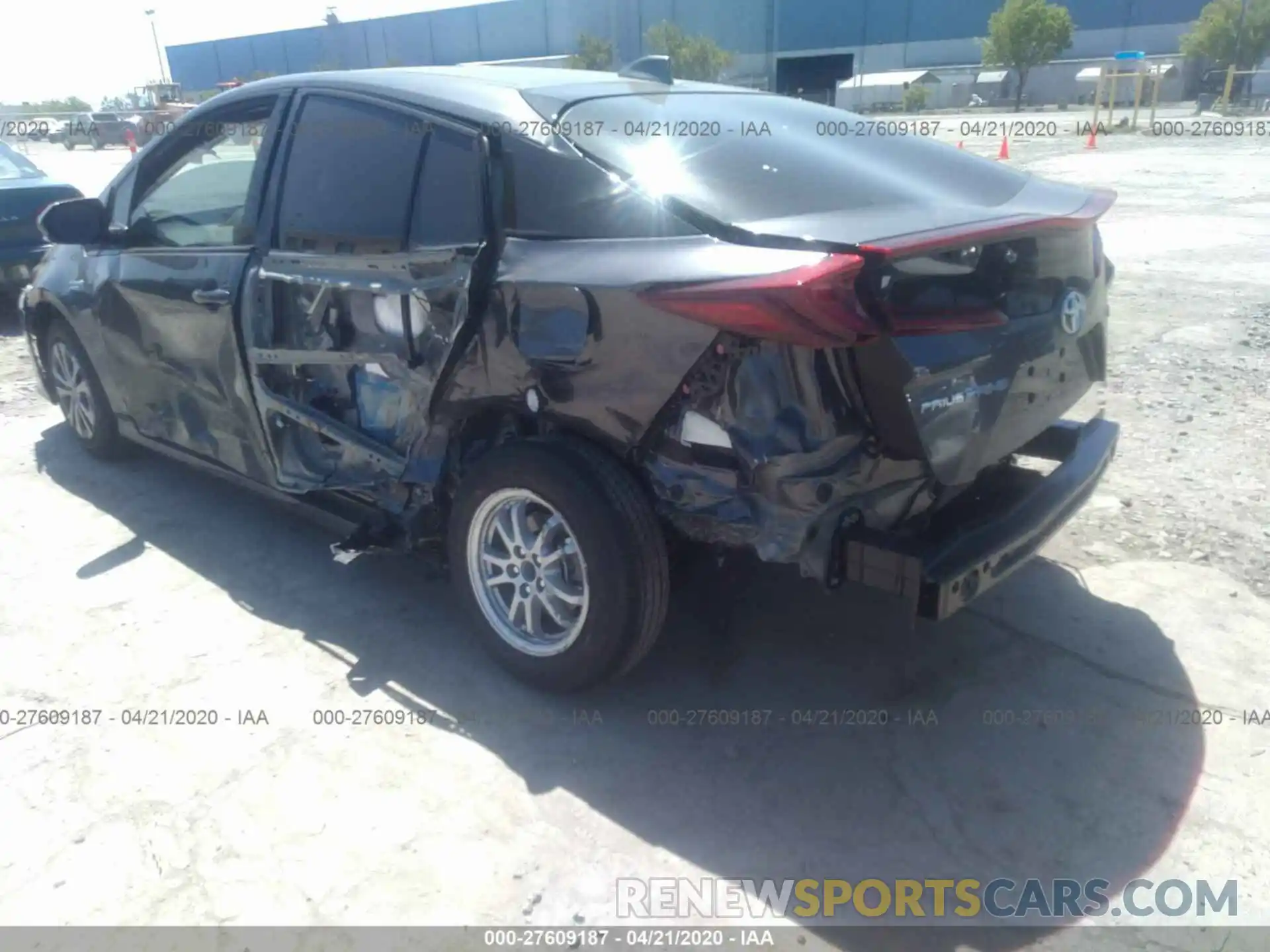 3 Photograph of a damaged car JTDKARFP1L3150555 TOYOTA PRIUS PRIME 2020