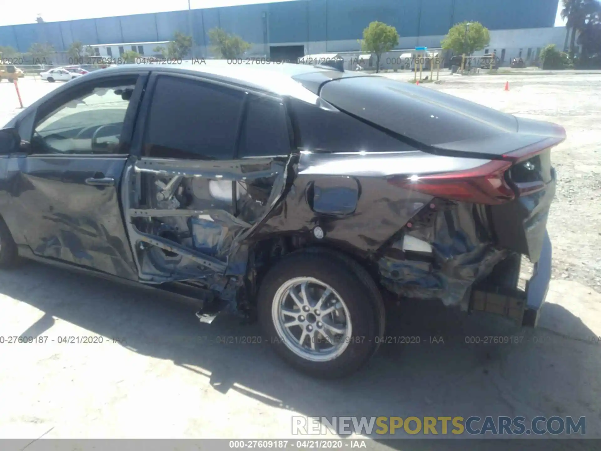 6 Photograph of a damaged car JTDKARFP1L3150555 TOYOTA PRIUS PRIME 2020