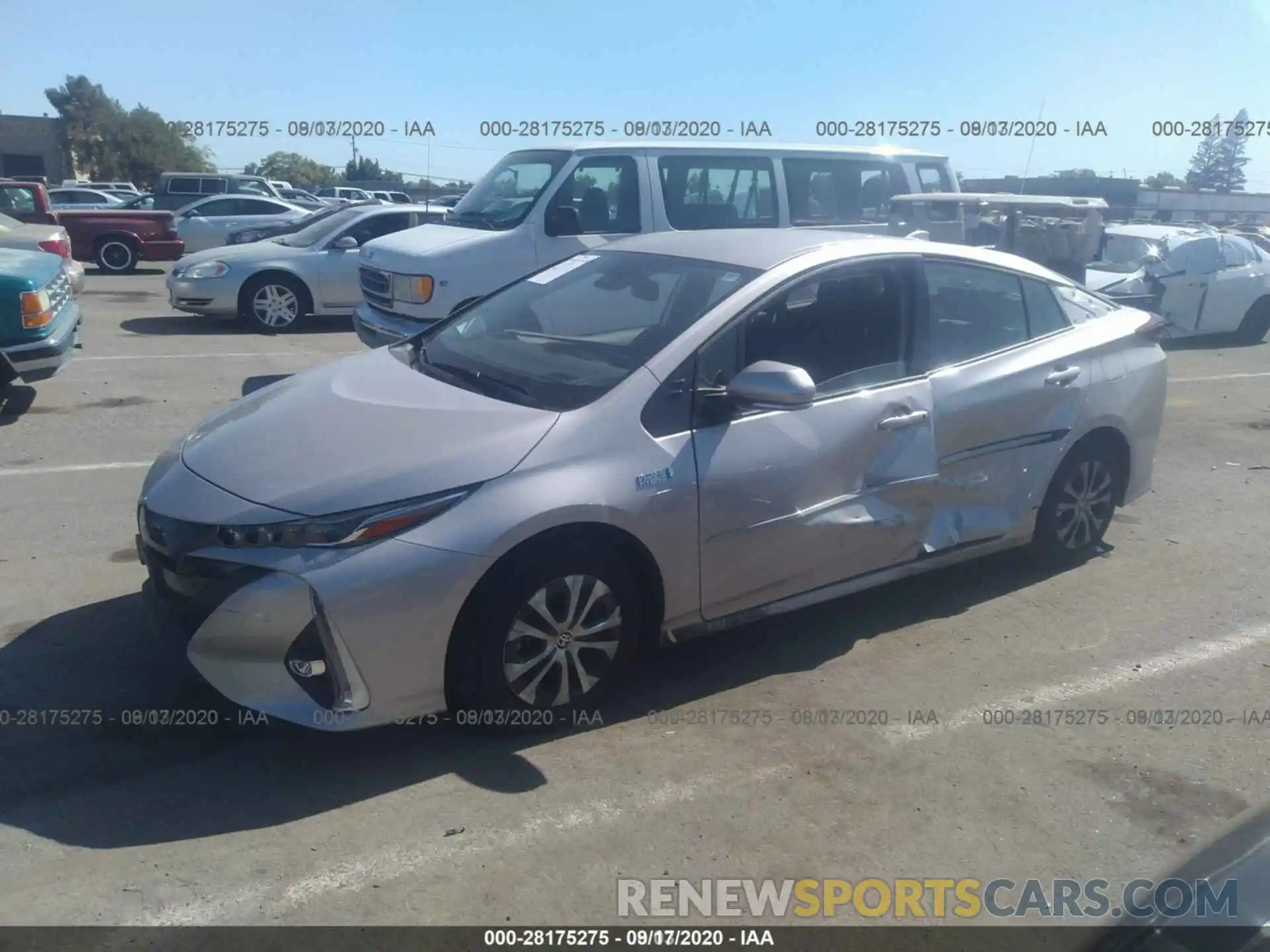 12 Photograph of a damaged car JTDKARFP1L3159143 TOYOTA PRIUS PRIME 2020