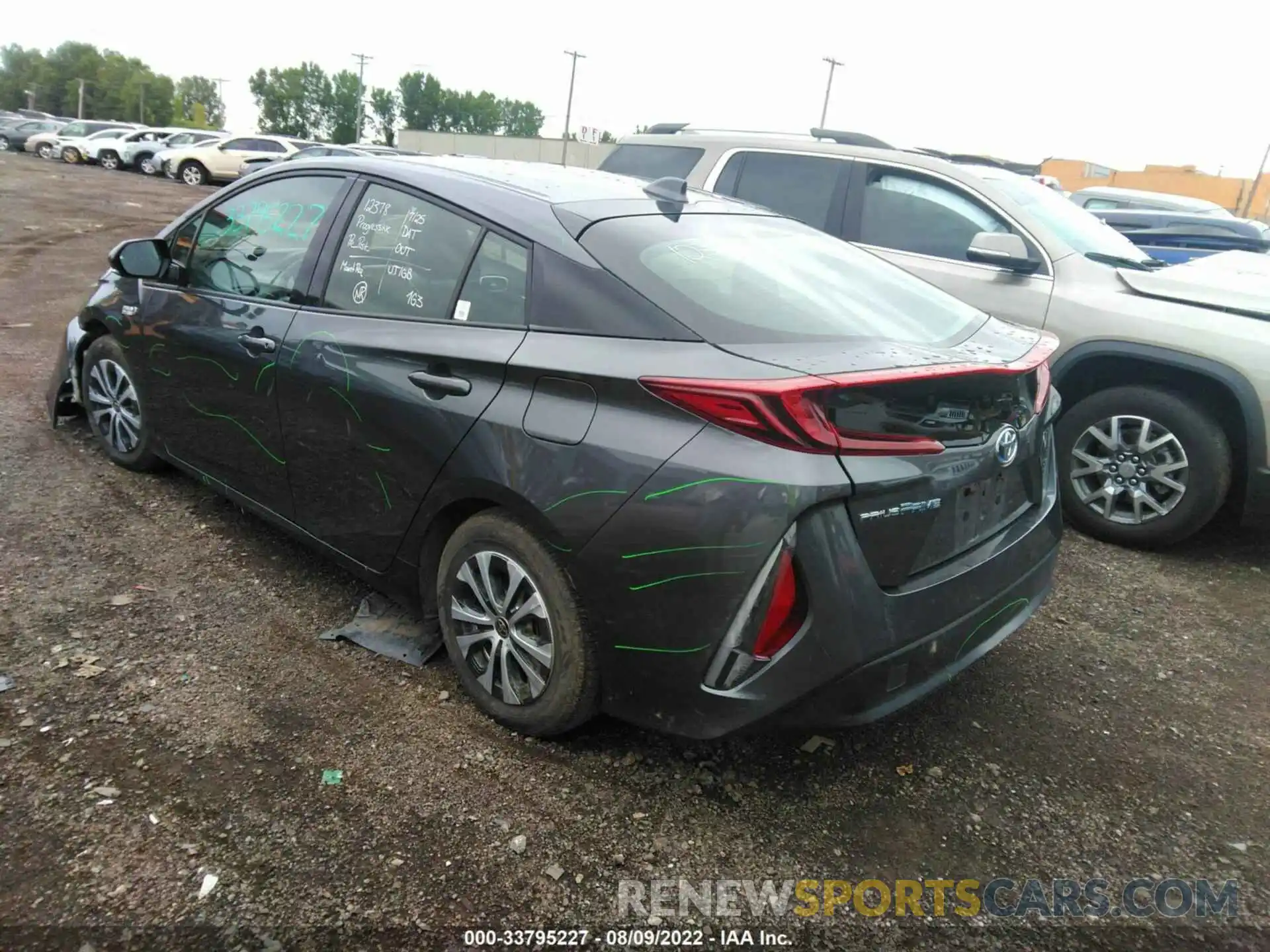 3 Photograph of a damaged car JTDKARFP1L3161247 TOYOTA PRIUS PRIME 2020