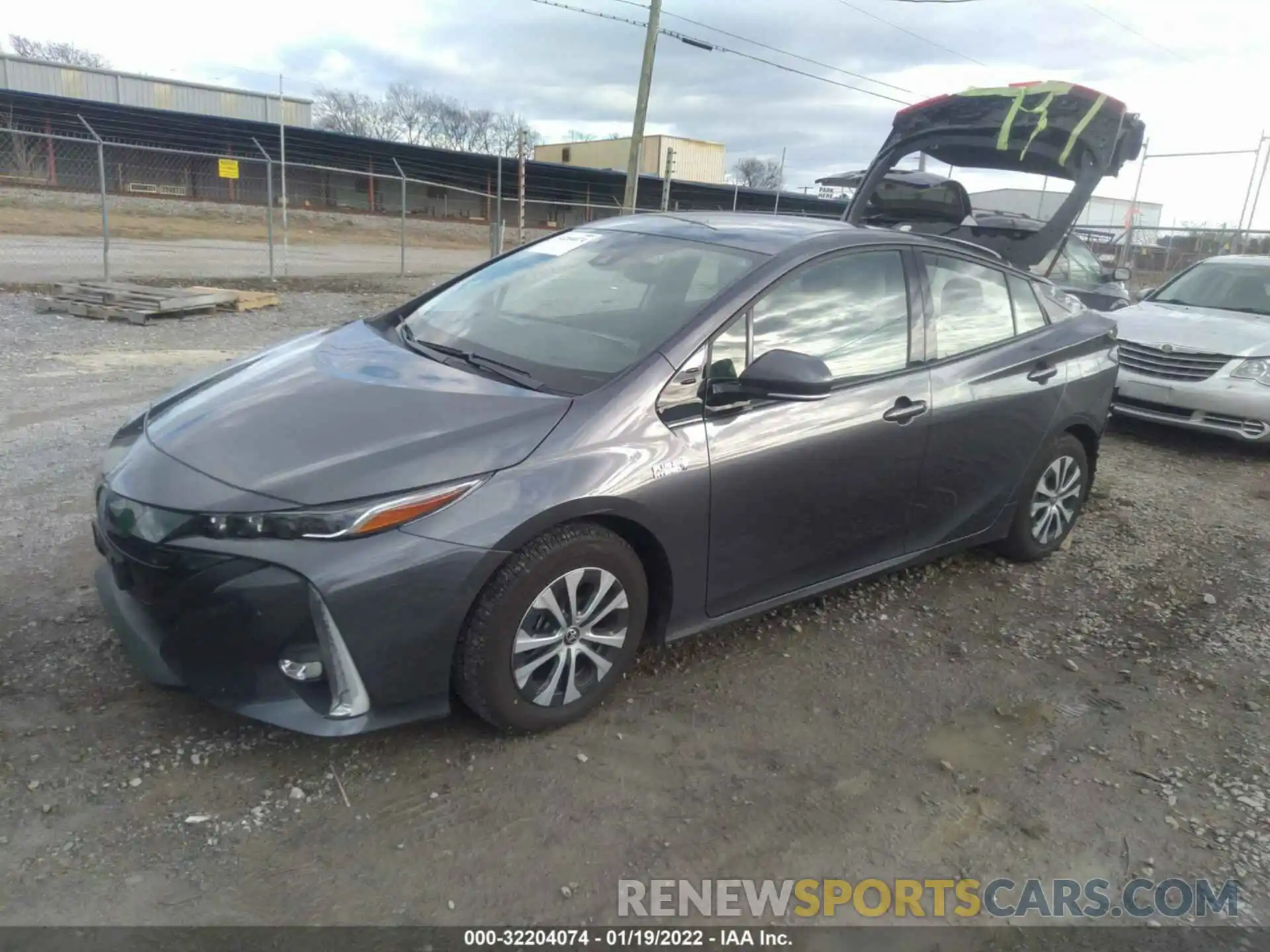 2 Photograph of a damaged car JTDKARFP2L3125888 TOYOTA PRIUS PRIME 2020