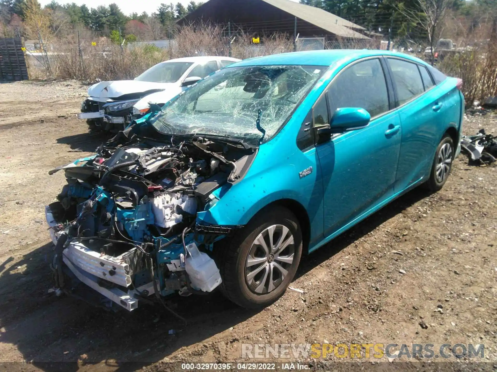 2 Photograph of a damaged car JTDKARFP2L3128371 TOYOTA PRIUS PRIME 2020