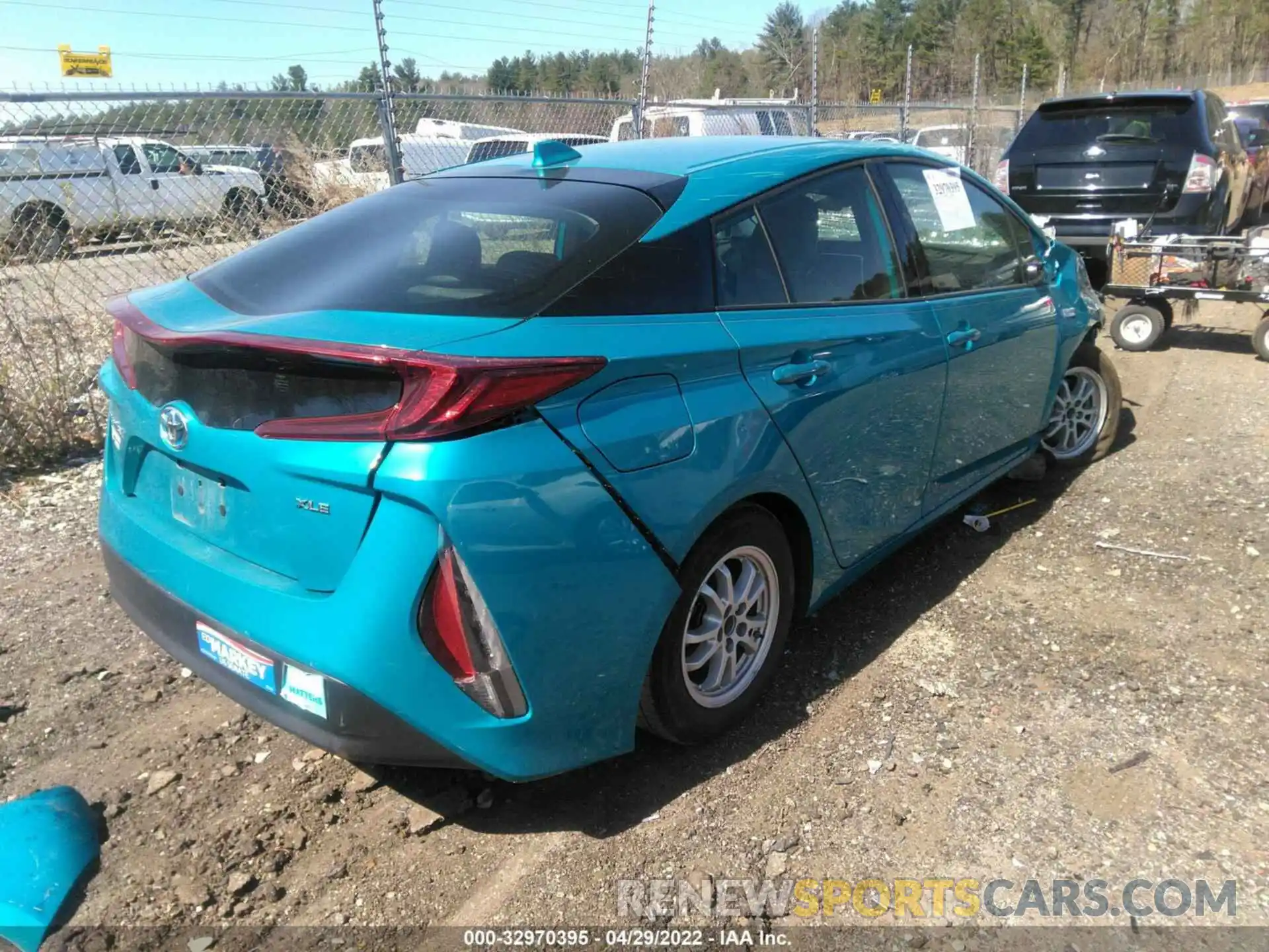 4 Фотография поврежденного автомобиля JTDKARFP2L3128371 TOYOTA PRIUS PRIME 2020