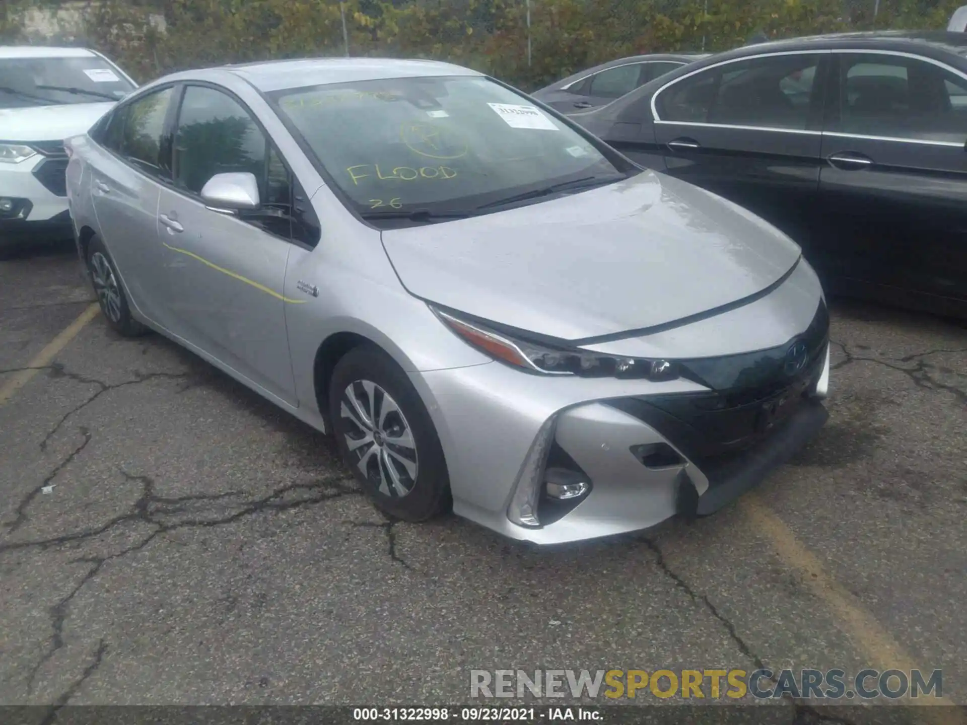 1 Photograph of a damaged car JTDKARFP2L3128659 TOYOTA PRIUS PRIME 2020