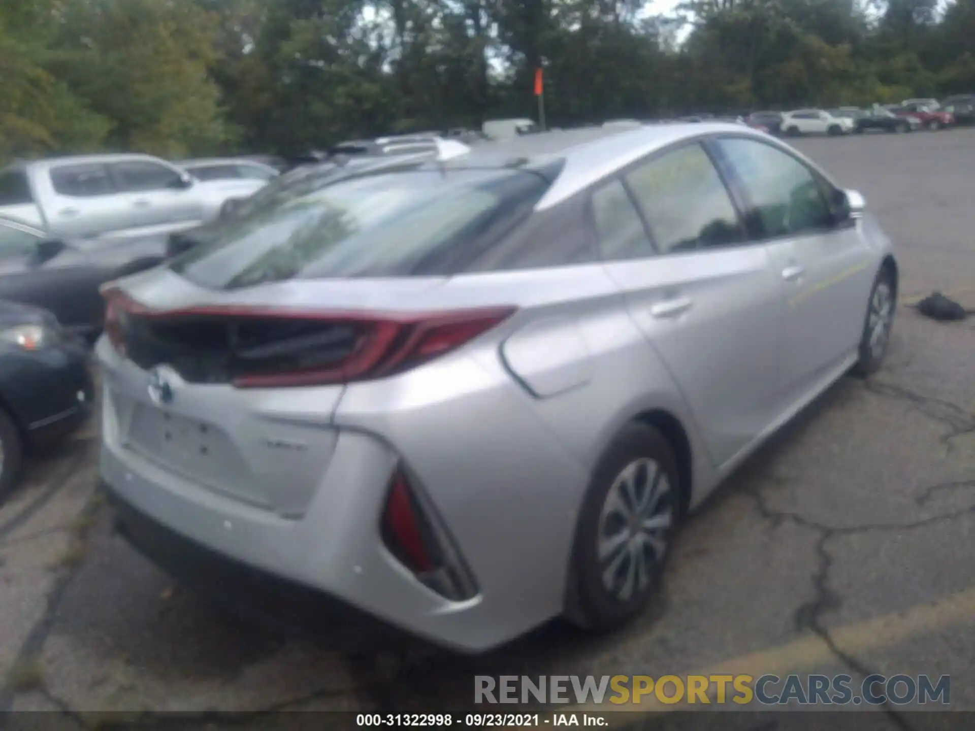 4 Photograph of a damaged car JTDKARFP2L3128659 TOYOTA PRIUS PRIME 2020