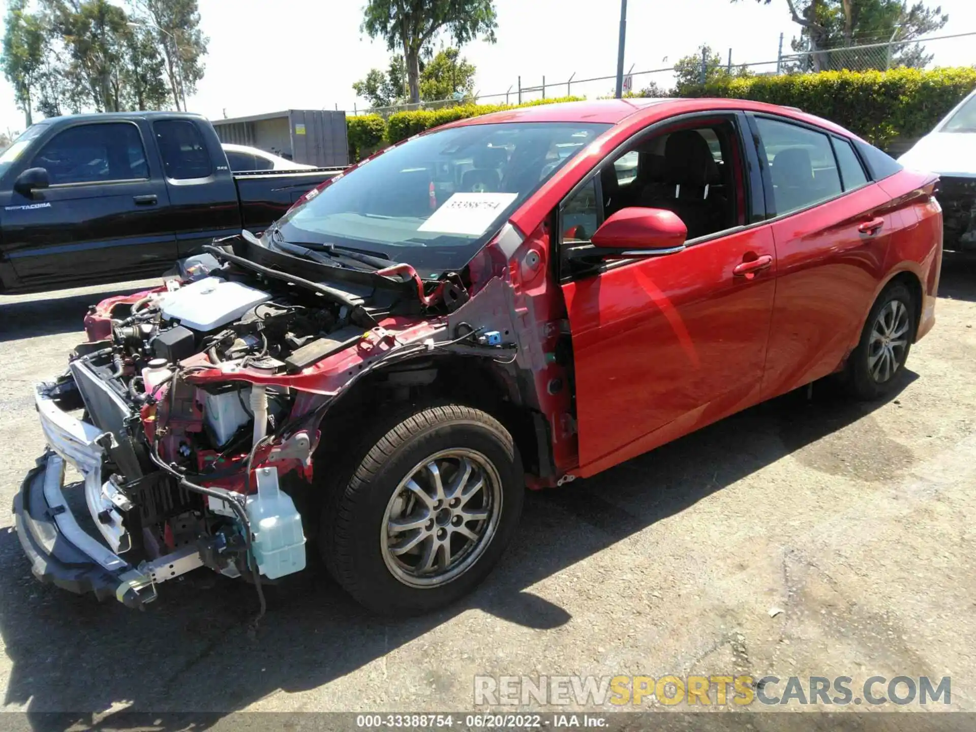 2 Photograph of a damaged car JTDKARFP2L3136678 TOYOTA PRIUS PRIME 2020