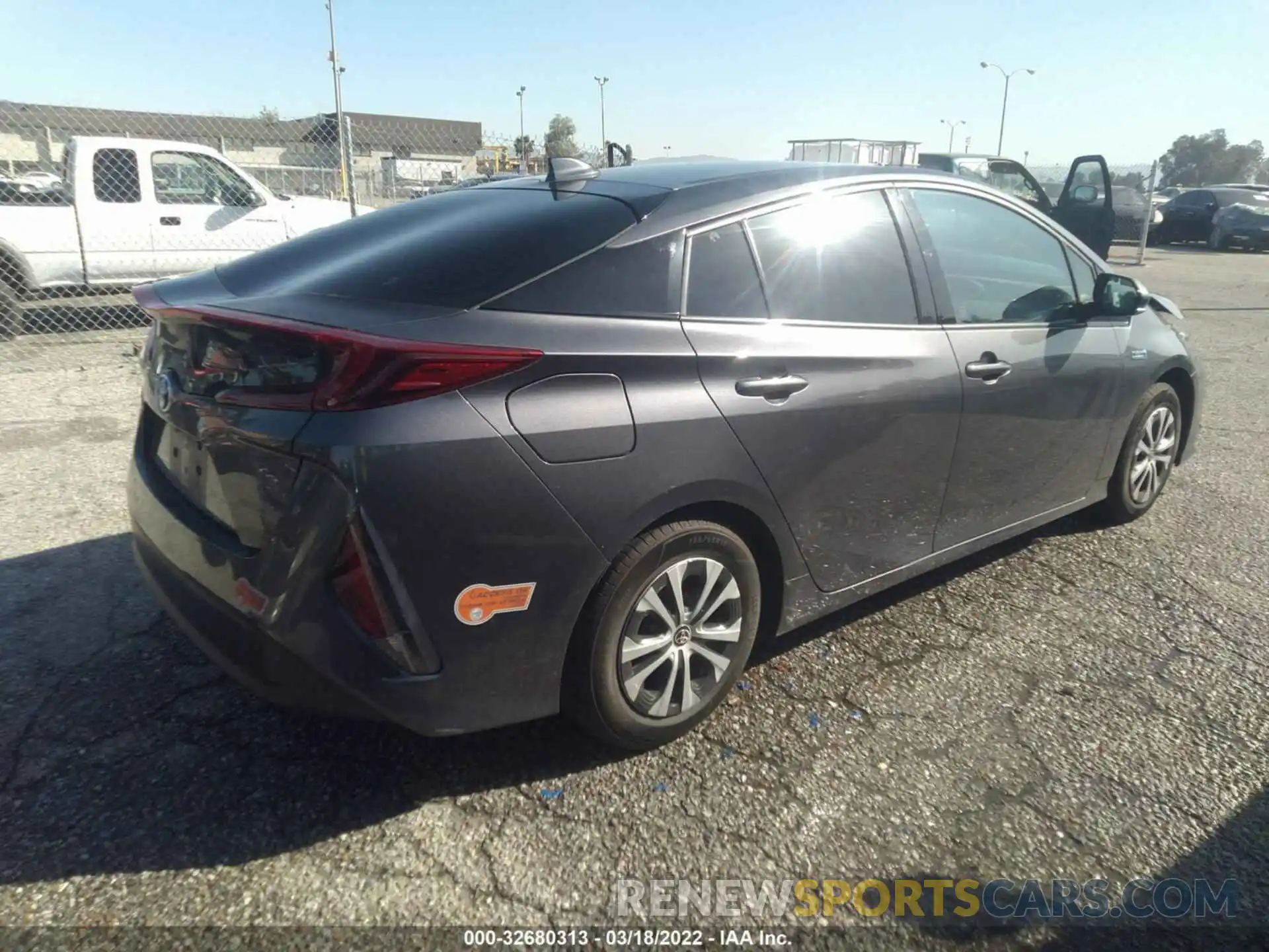 4 Photograph of a damaged car JTDKARFP2L3137524 TOYOTA PRIUS PRIME 2020