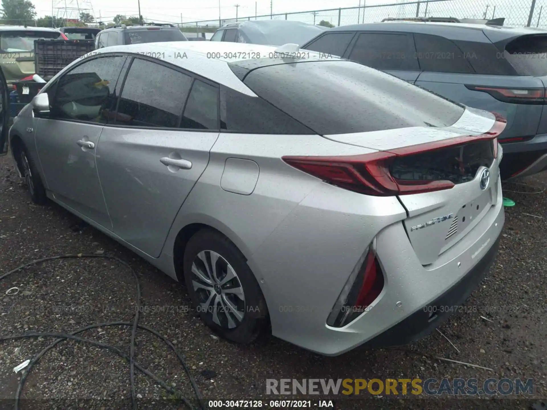 3 Photograph of a damaged car JTDKARFP2L3138057 TOYOTA PRIUS PRIME 2020