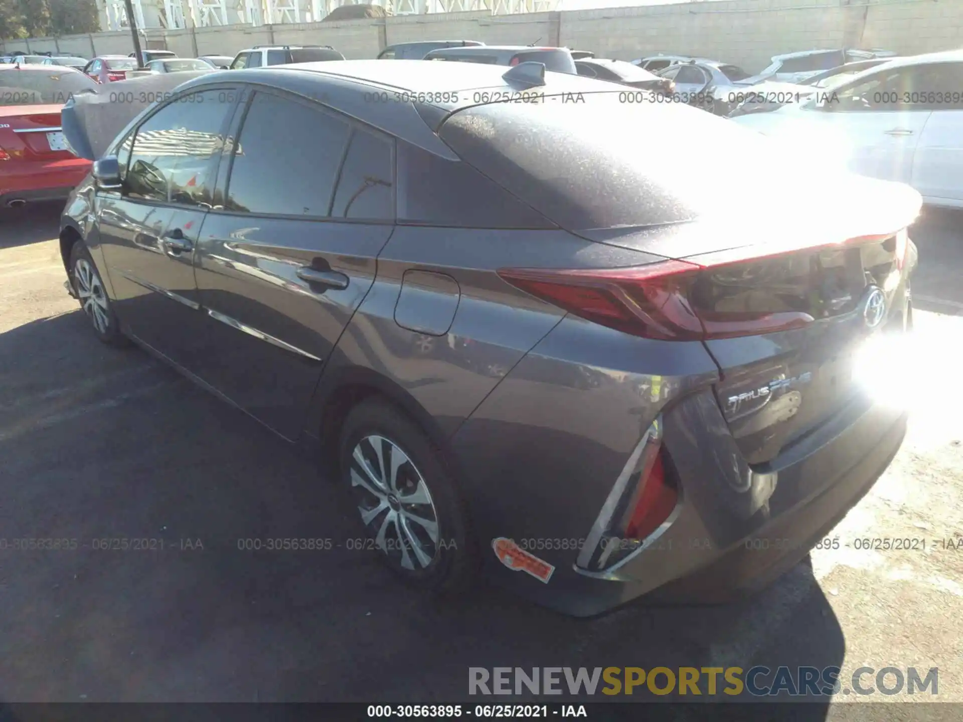 3 Photograph of a damaged car JTDKARFP2L3138821 TOYOTA PRIUS PRIME 2020