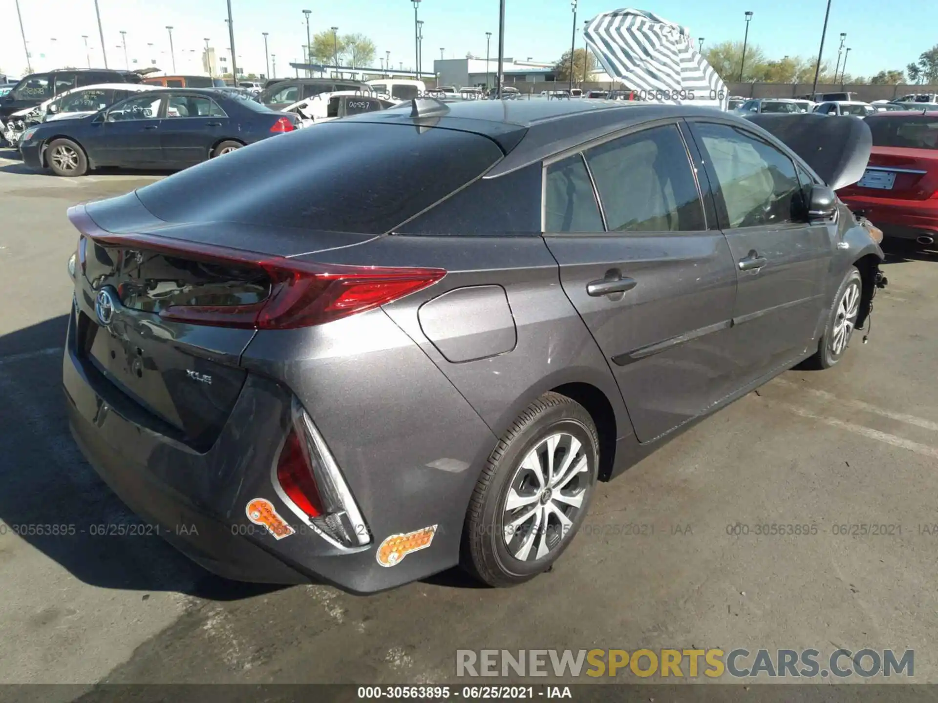 4 Photograph of a damaged car JTDKARFP2L3138821 TOYOTA PRIUS PRIME 2020