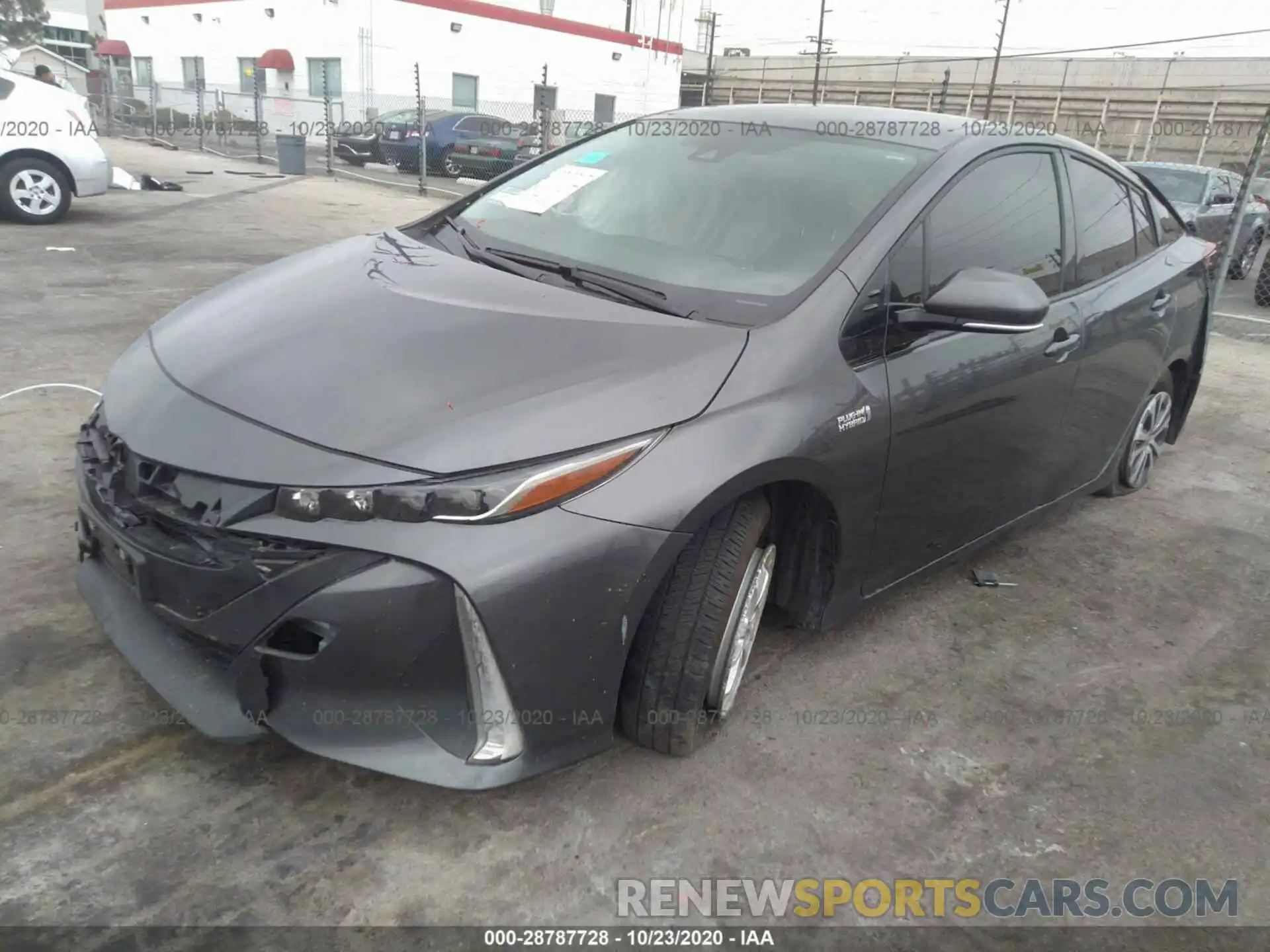 2 Photograph of a damaged car JTDKARFP2L3146403 TOYOTA PRIUS PRIME 2020