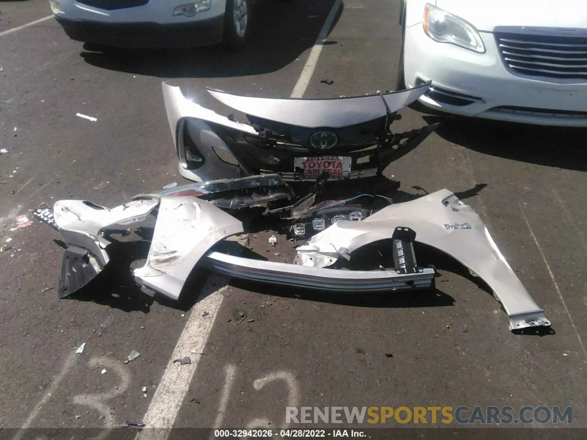 12 Photograph of a damaged car JTDKARFP2L3147681 TOYOTA PRIUS PRIME 2020