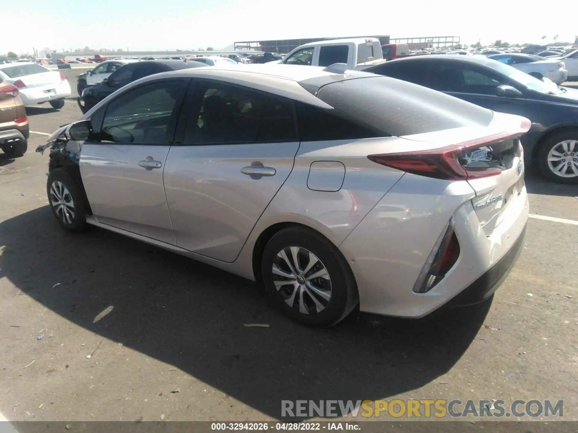 3 Photograph of a damaged car JTDKARFP2L3147681 TOYOTA PRIUS PRIME 2020