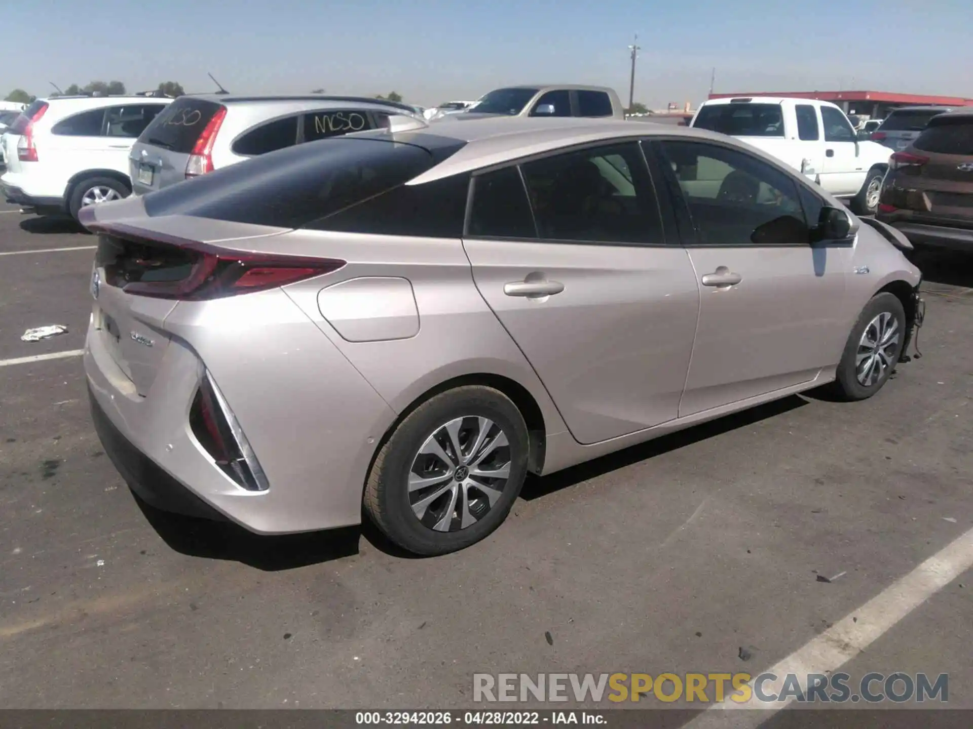 4 Photograph of a damaged car JTDKARFP2L3147681 TOYOTA PRIUS PRIME 2020