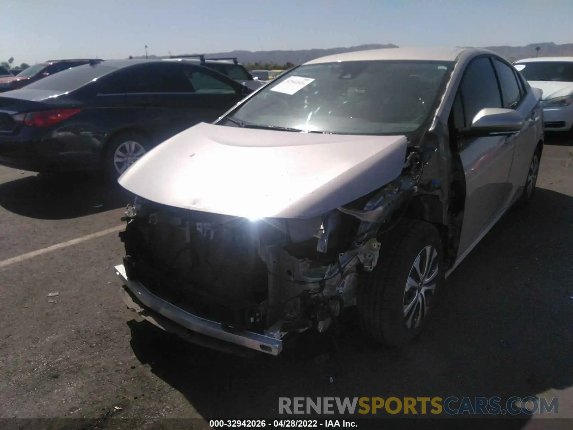 6 Photograph of a damaged car JTDKARFP2L3147681 TOYOTA PRIUS PRIME 2020