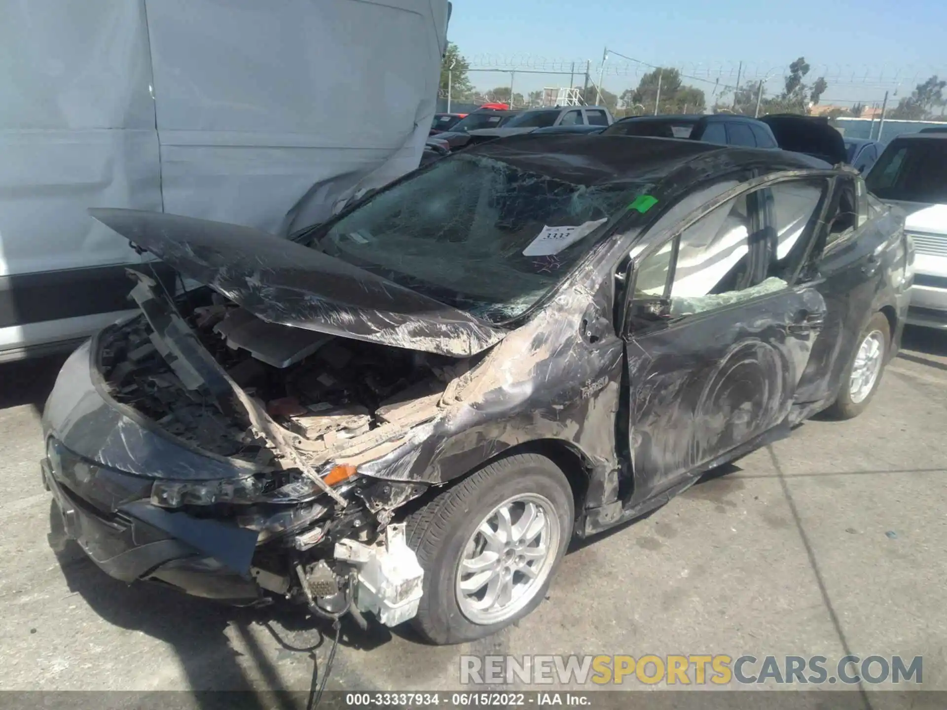 2 Photograph of a damaged car JTDKARFP2L3160026 TOYOTA PRIUS PRIME 2020