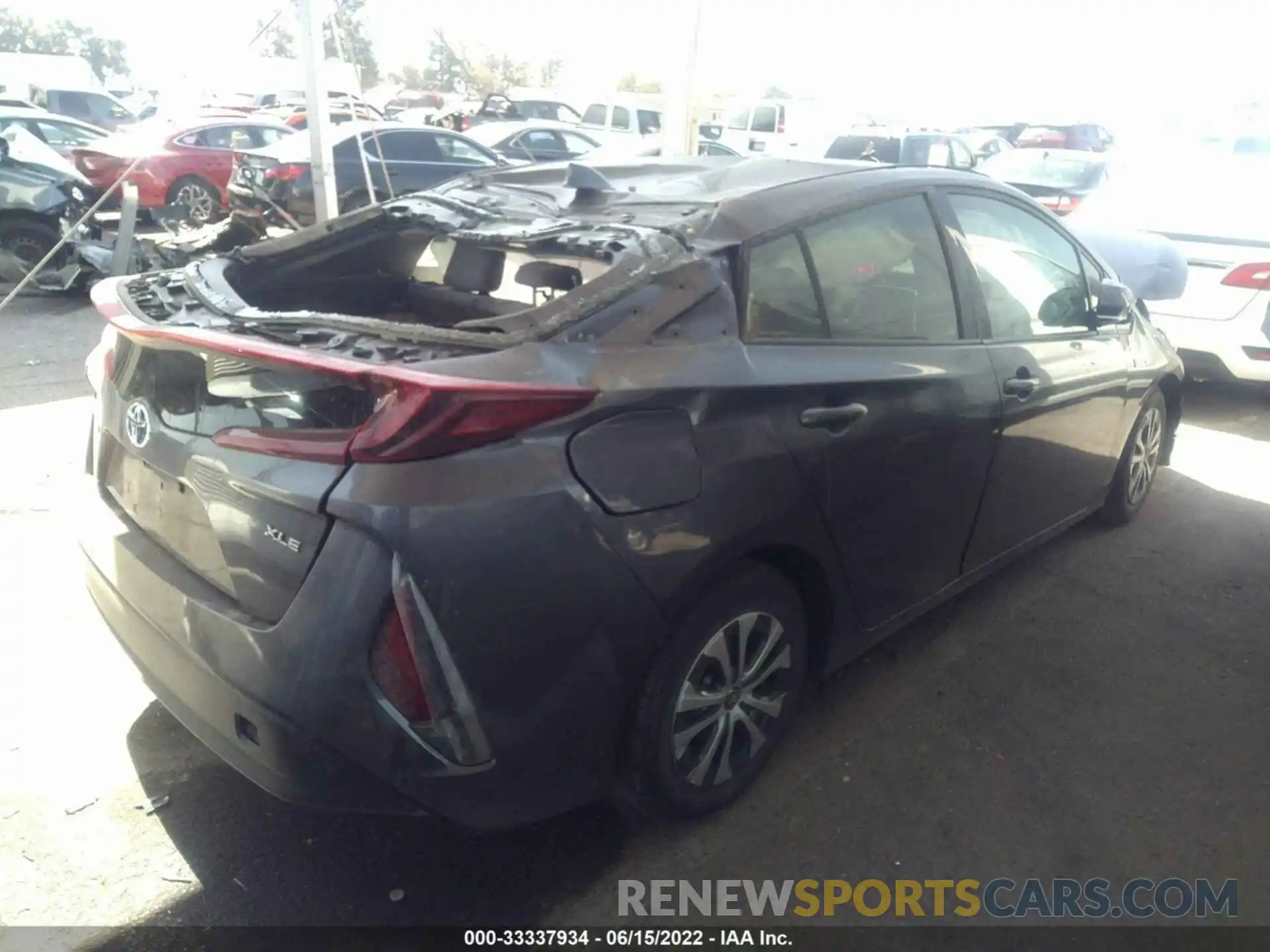 4 Photograph of a damaged car JTDKARFP2L3160026 TOYOTA PRIUS PRIME 2020