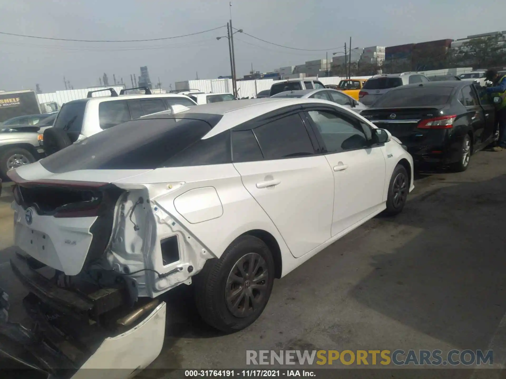 4 Photograph of a damaged car JTDKARFP3L3123034 TOYOTA PRIUS PRIME 2020