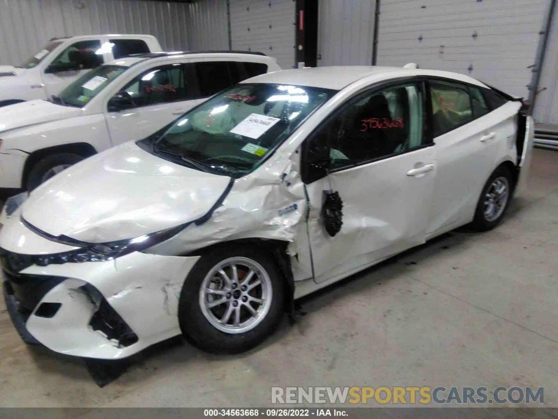 6 Photograph of a damaged car JTDKARFP3L3126046 TOYOTA PRIUS PRIME 2020