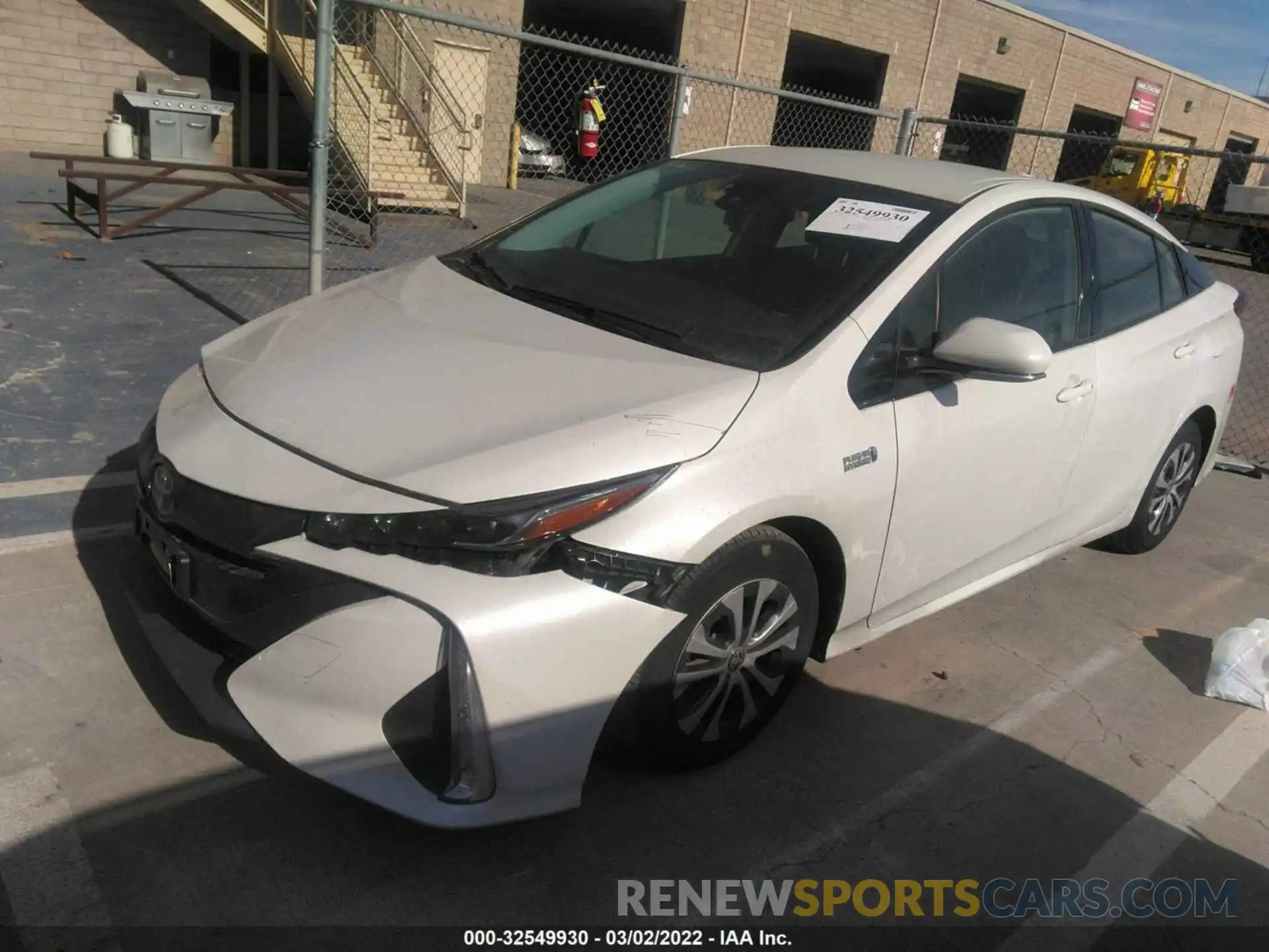 2 Photograph of a damaged car JTDKARFP3L3129884 TOYOTA PRIUS PRIME 2020