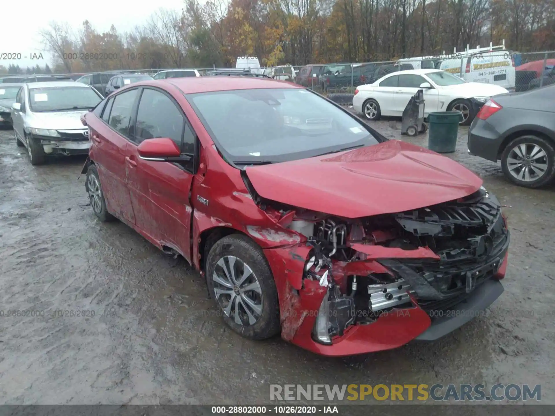 1 Photograph of a damaged car JTDKARFP3L3131201 TOYOTA PRIUS PRIME 2020