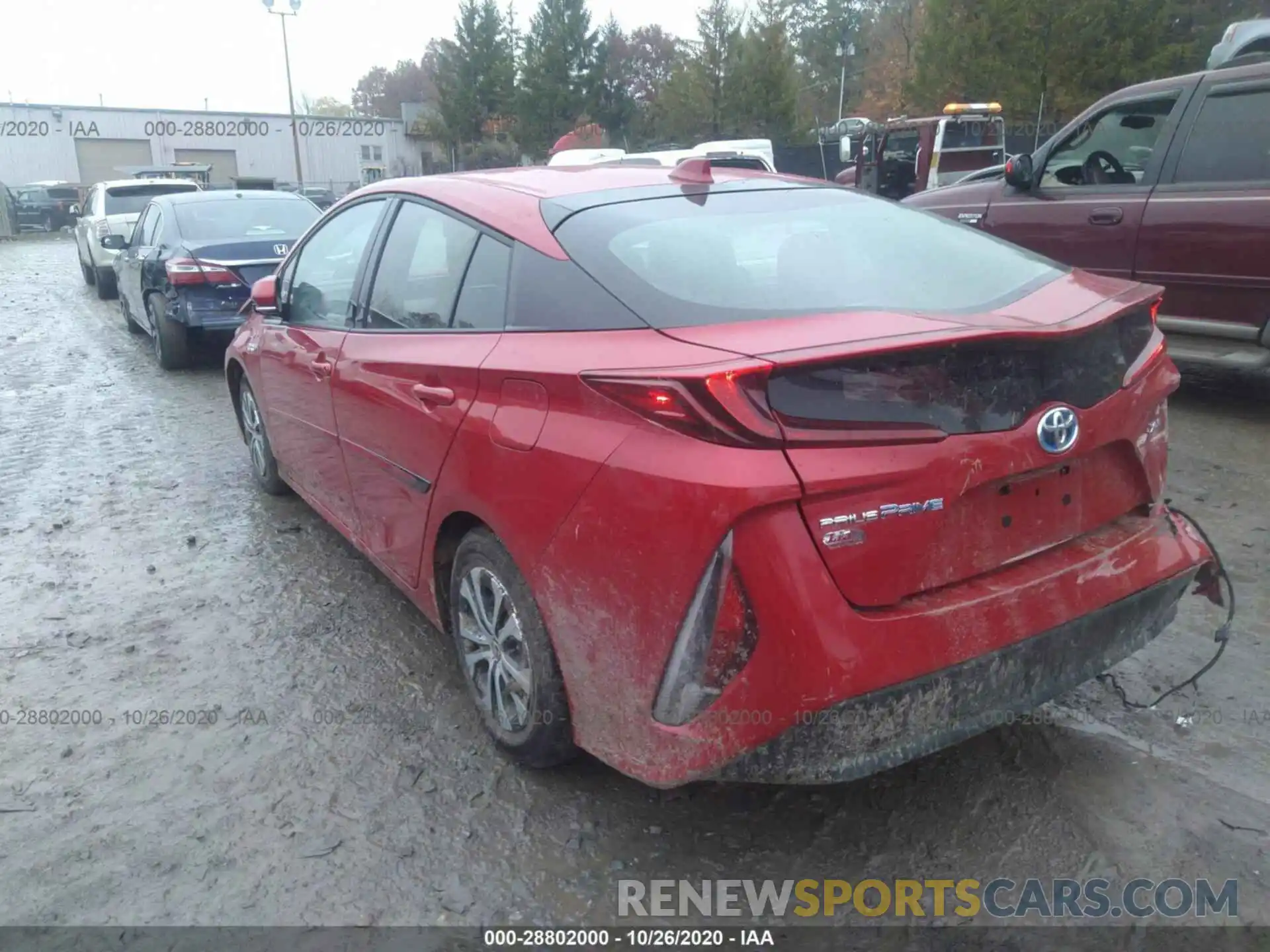 3 Photograph of a damaged car JTDKARFP3L3131201 TOYOTA PRIUS PRIME 2020