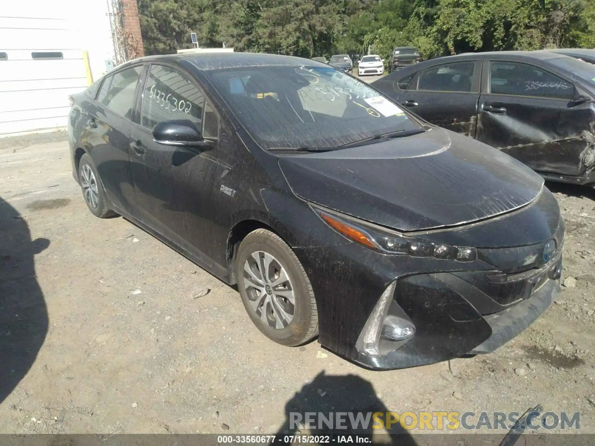 1 Photograph of a damaged car JTDKARFP3L3135054 TOYOTA PRIUS PRIME 2020