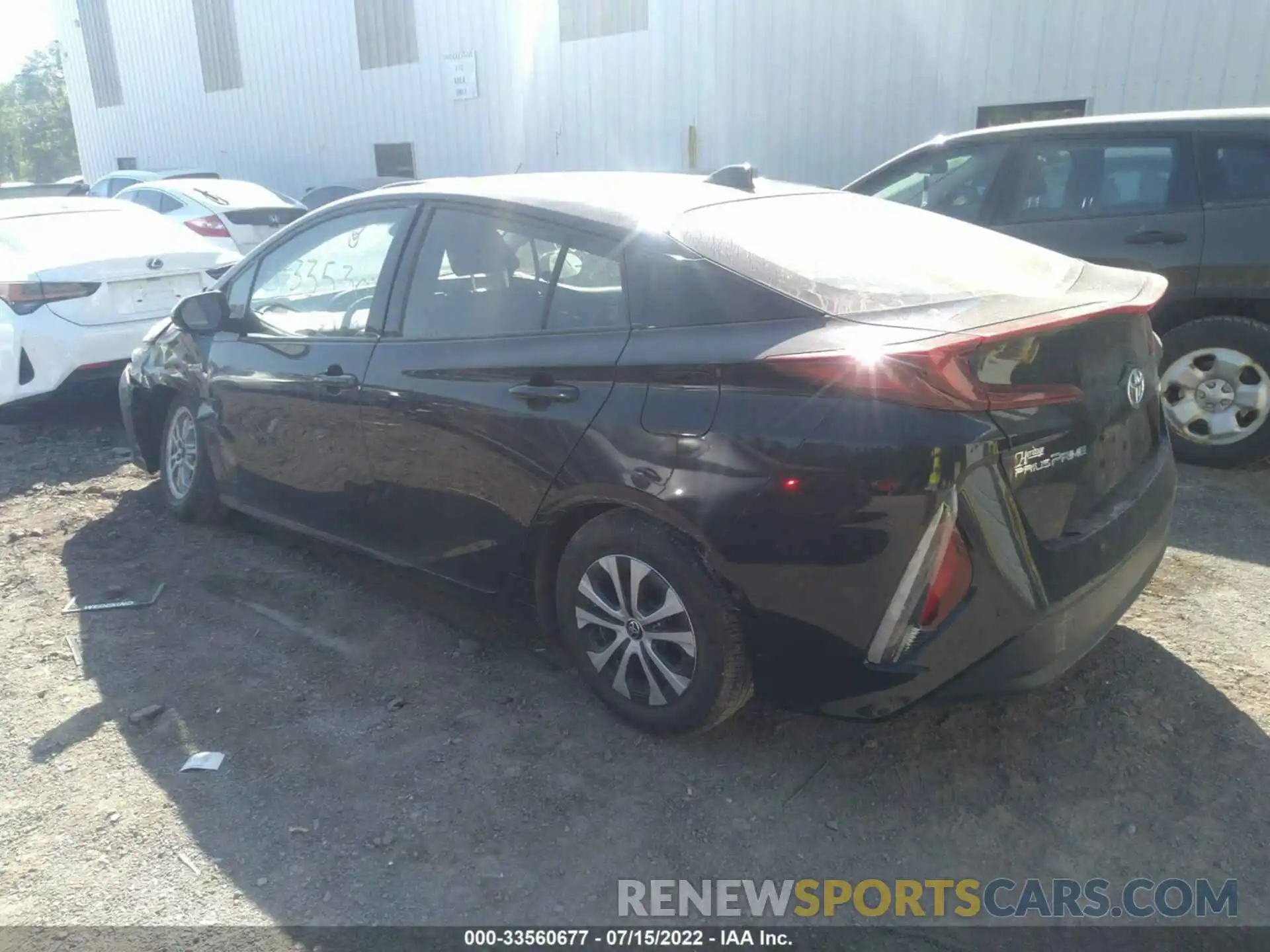 3 Photograph of a damaged car JTDKARFP3L3135054 TOYOTA PRIUS PRIME 2020