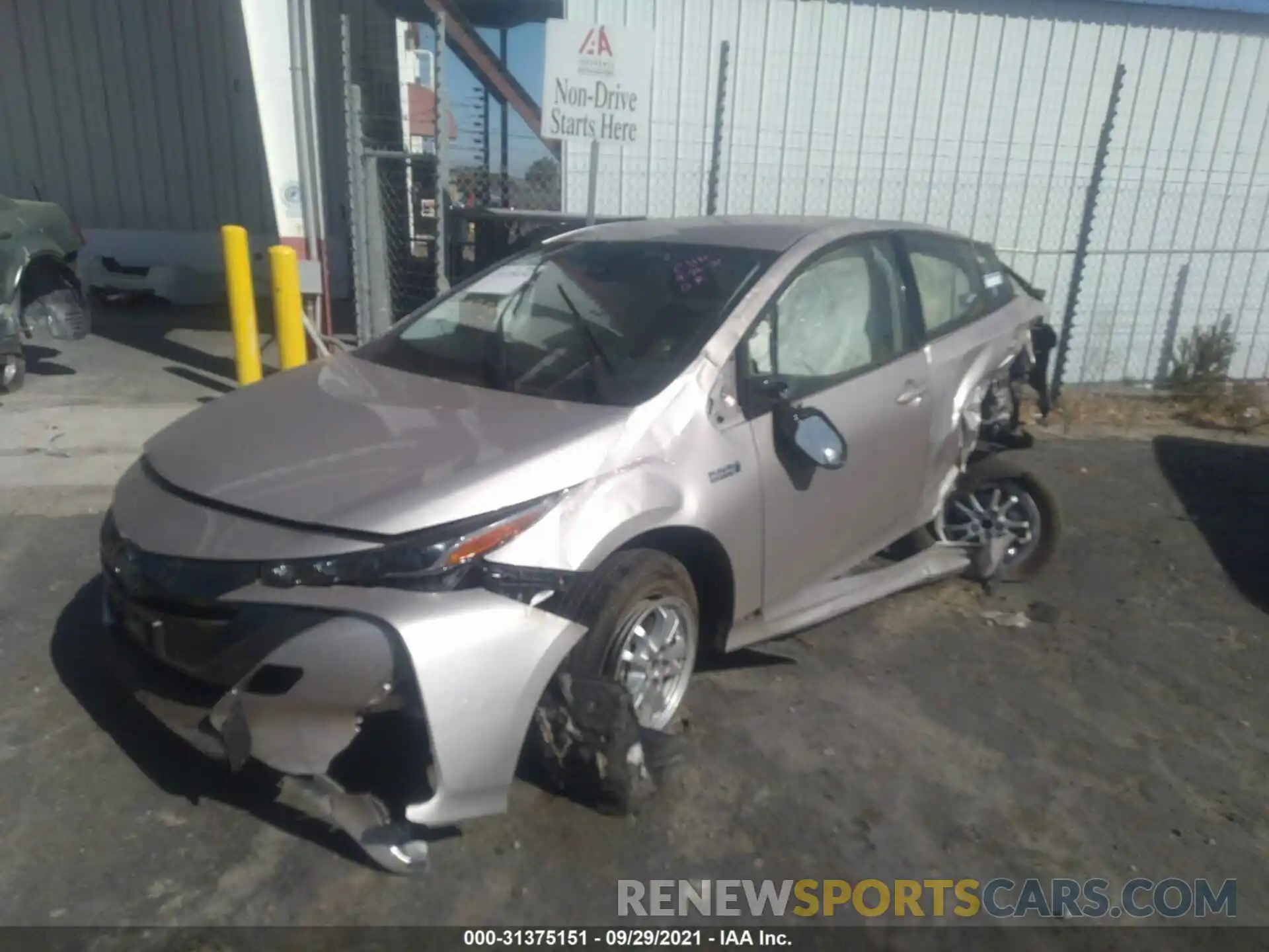 6 Photograph of a damaged car JTDKARFP3L3137421 TOYOTA PRIUS PRIME 2020