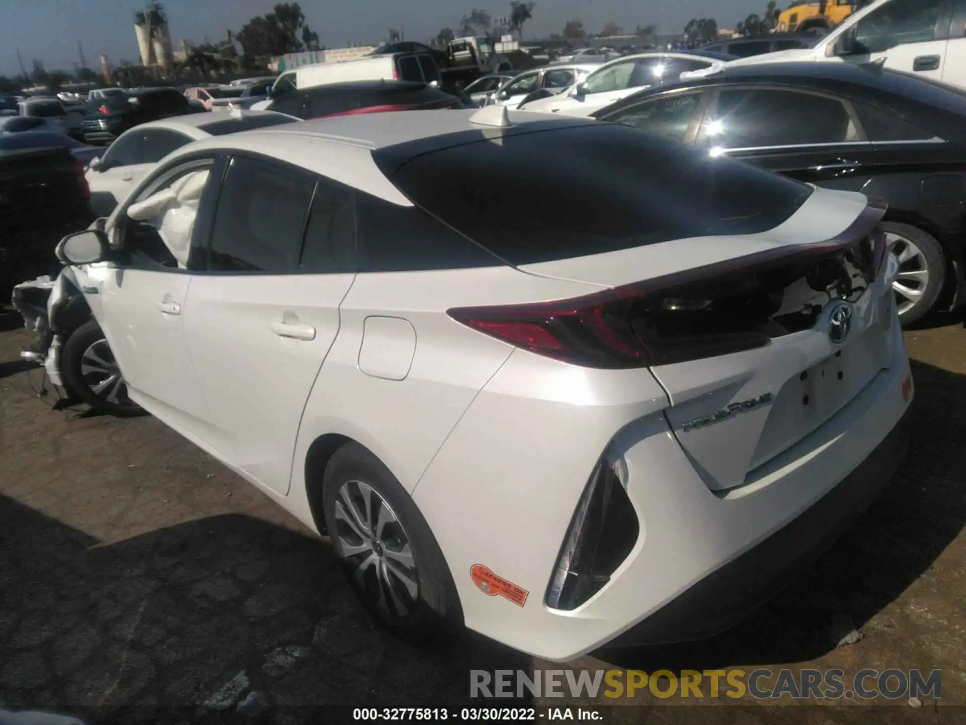 3 Photograph of a damaged car JTDKARFP3L3137581 TOYOTA PRIUS PRIME 2020