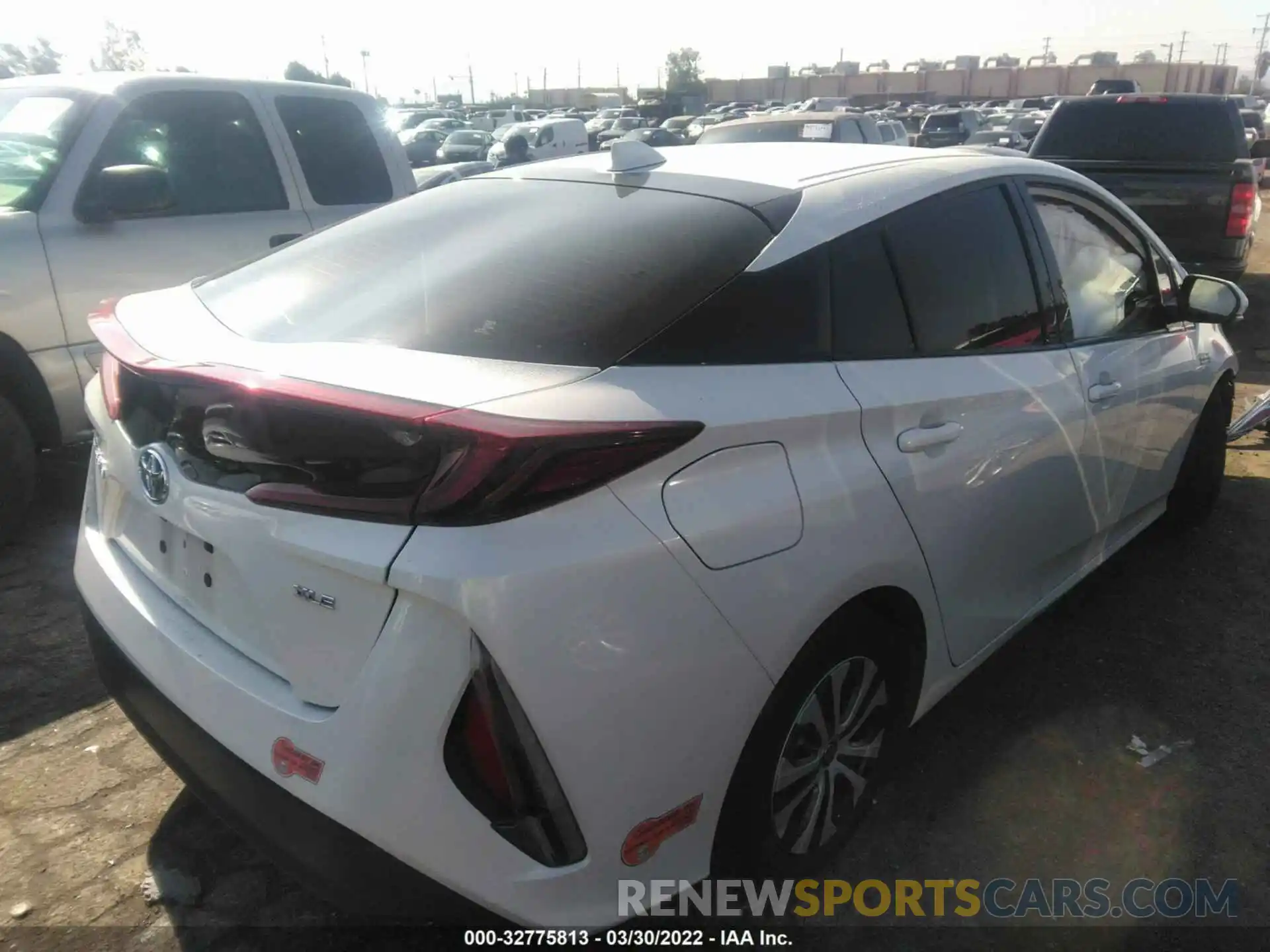 4 Photograph of a damaged car JTDKARFP3L3137581 TOYOTA PRIUS PRIME 2020