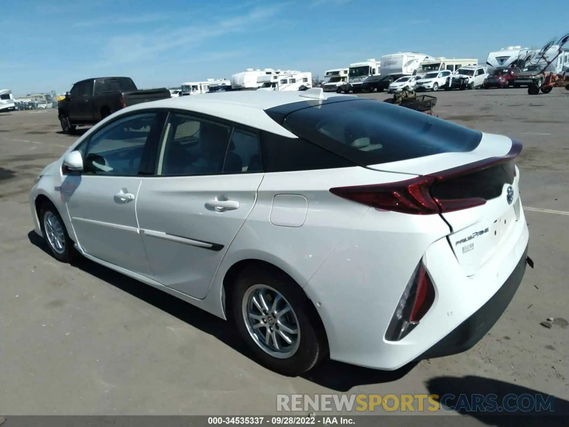 3 Photograph of a damaged car JTDKARFP3L3144076 TOYOTA PRIUS PRIME 2020