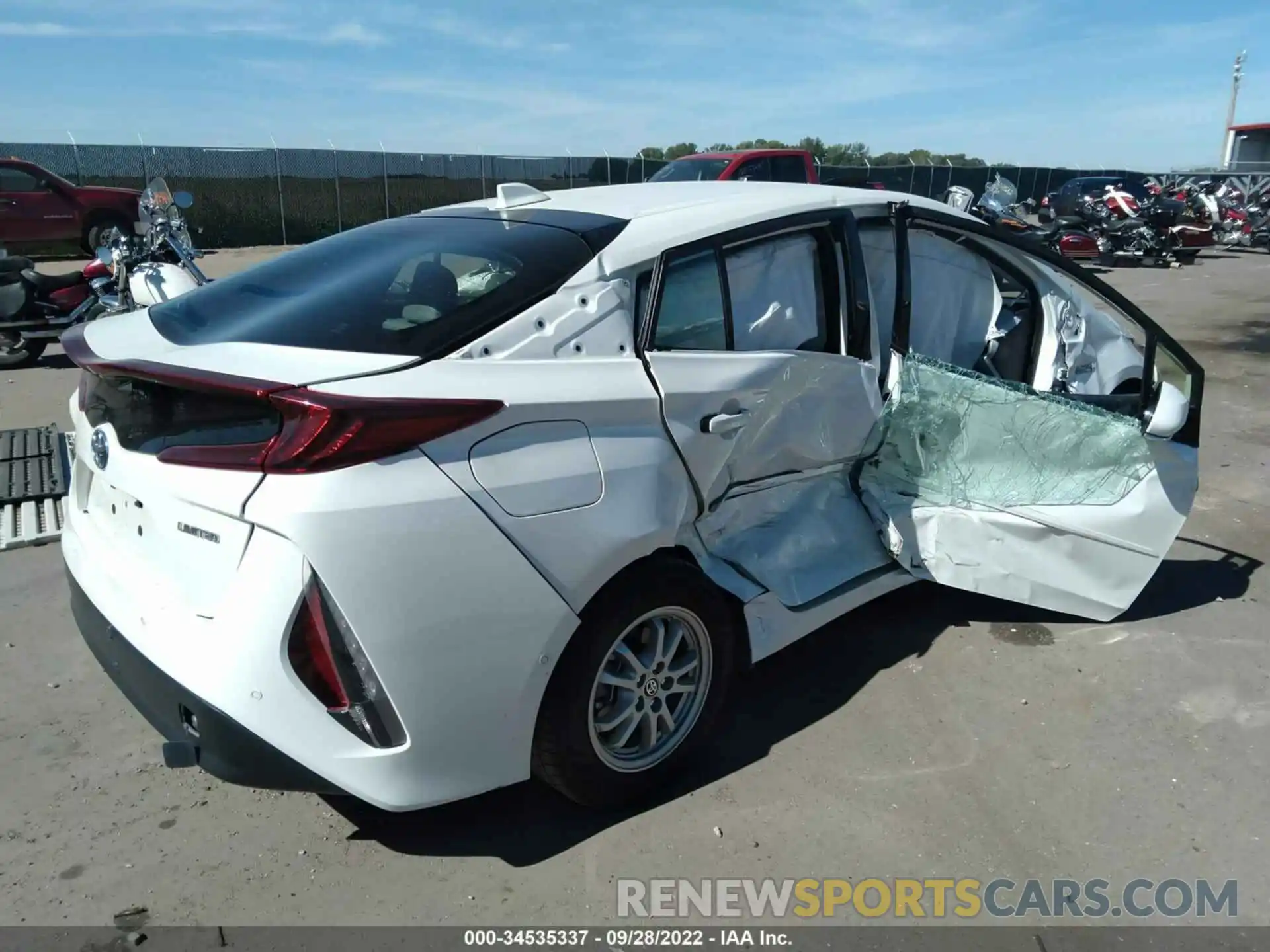 4 Photograph of a damaged car JTDKARFP3L3144076 TOYOTA PRIUS PRIME 2020