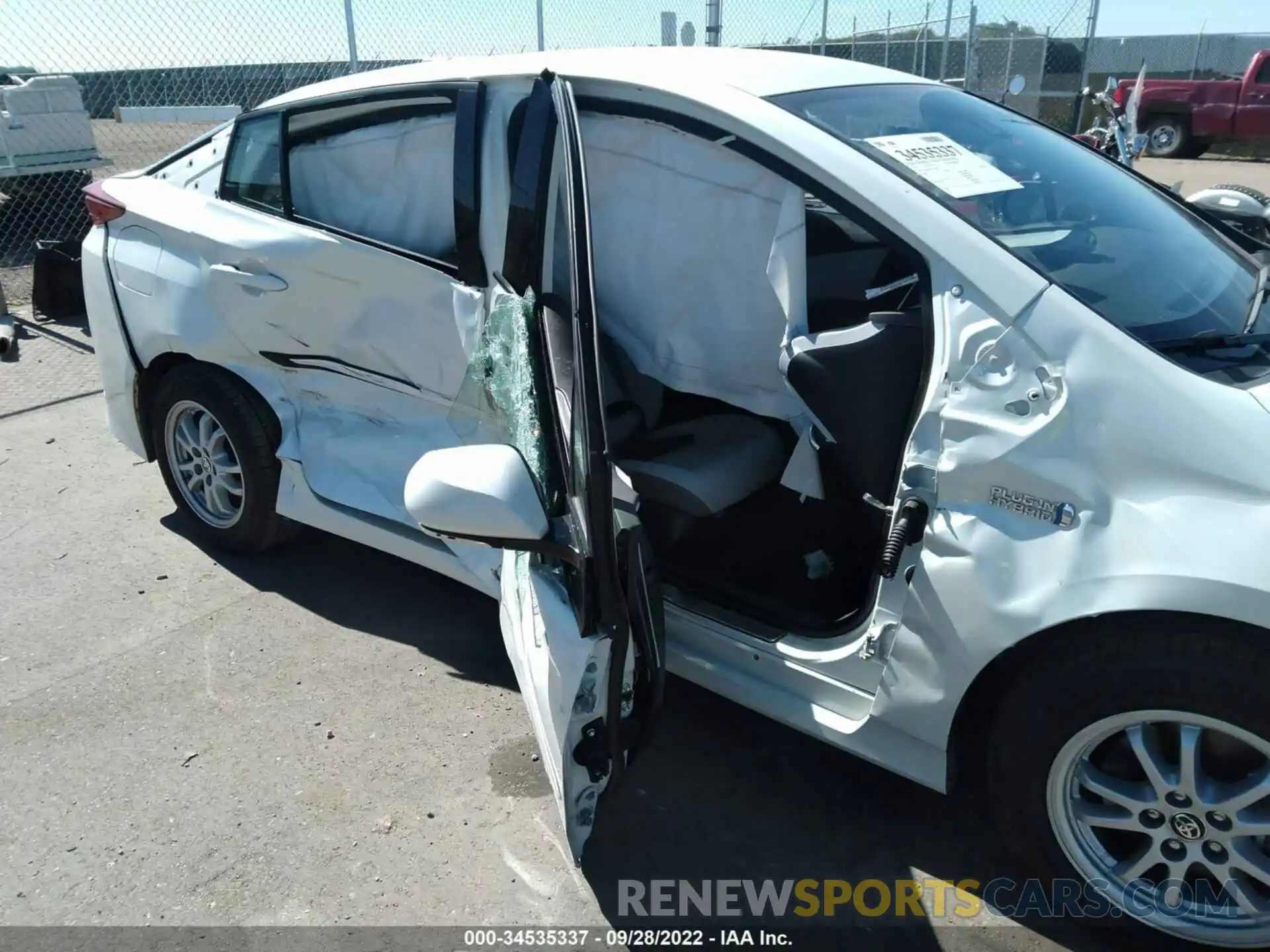 6 Photograph of a damaged car JTDKARFP3L3144076 TOYOTA PRIUS PRIME 2020