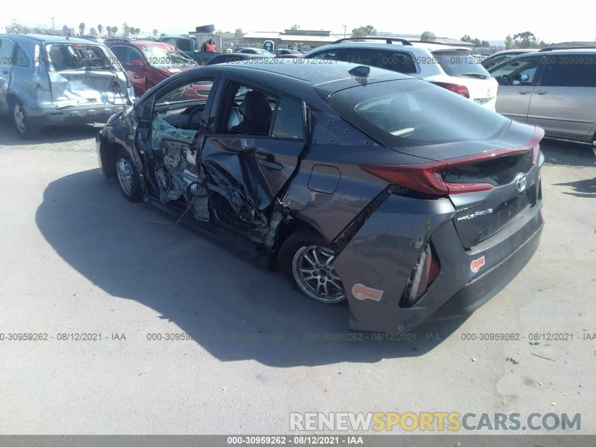 3 Photograph of a damaged car JTDKARFP3L3145552 TOYOTA PRIUS PRIME 2020