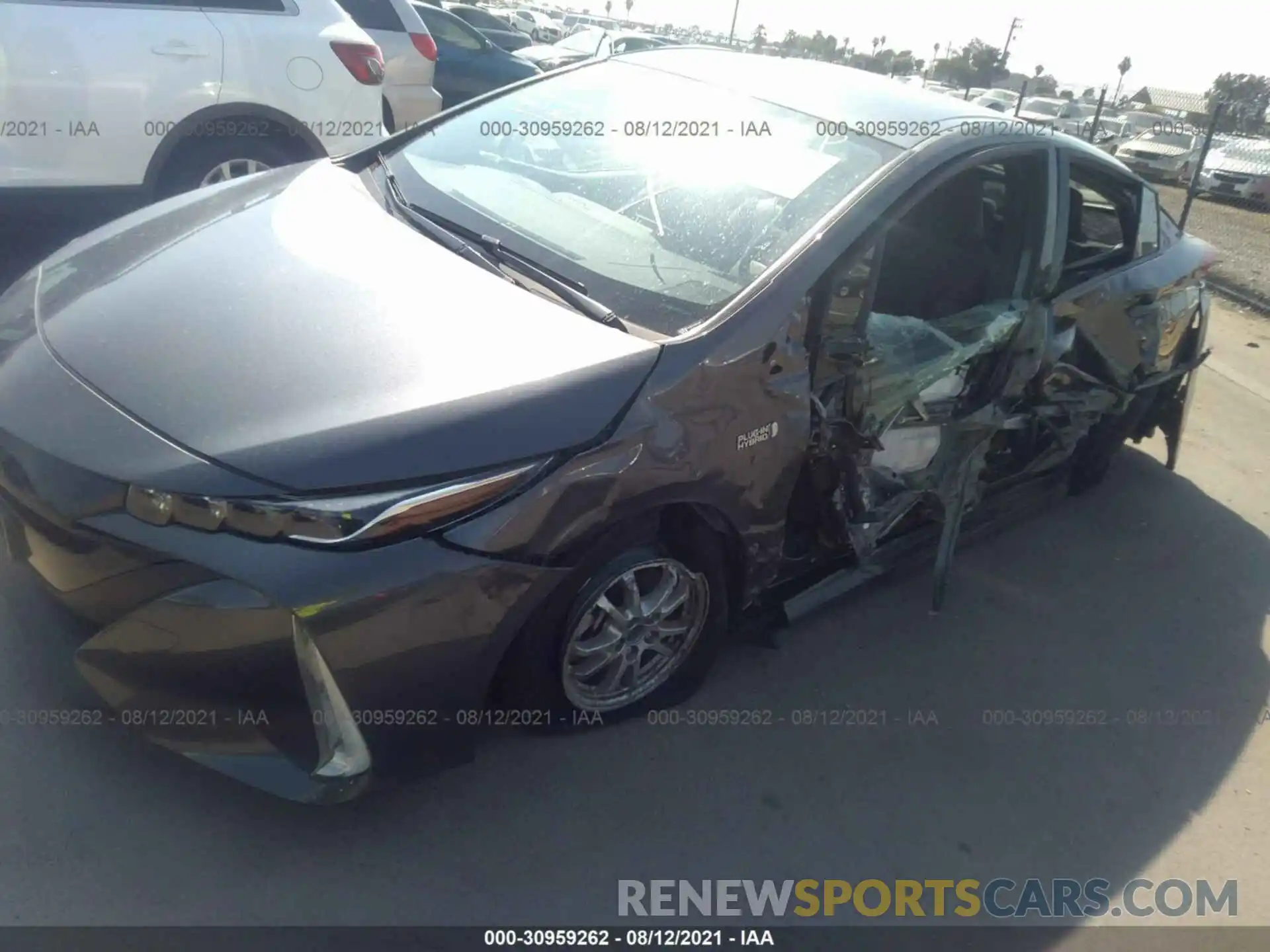 6 Photograph of a damaged car JTDKARFP3L3145552 TOYOTA PRIUS PRIME 2020