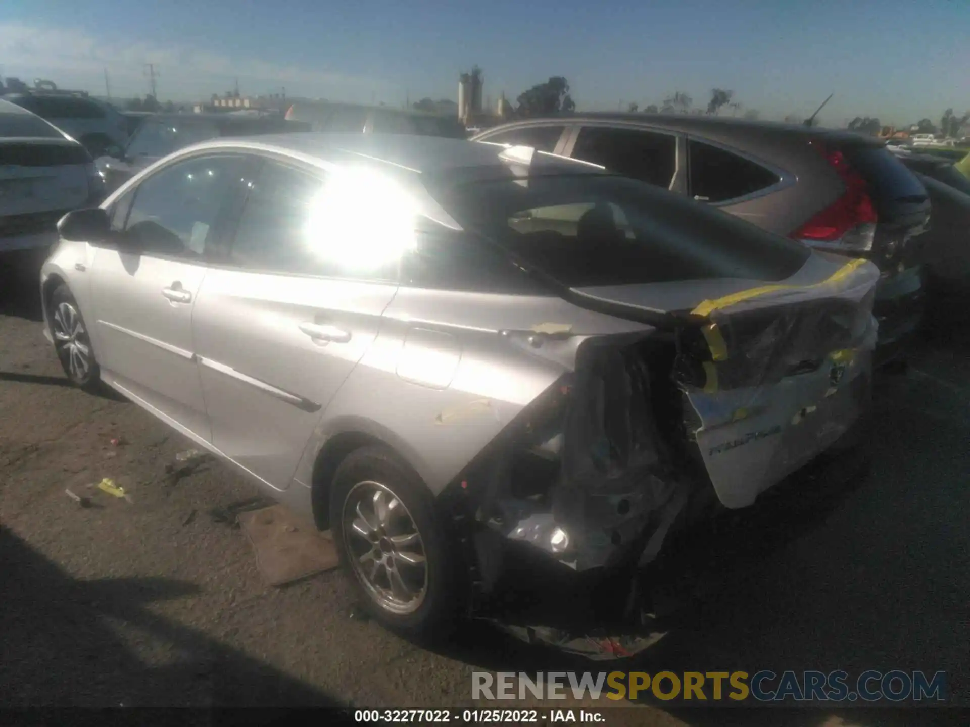 3 Photograph of a damaged car JTDKARFP3L3145907 TOYOTA PRIUS PRIME 2020