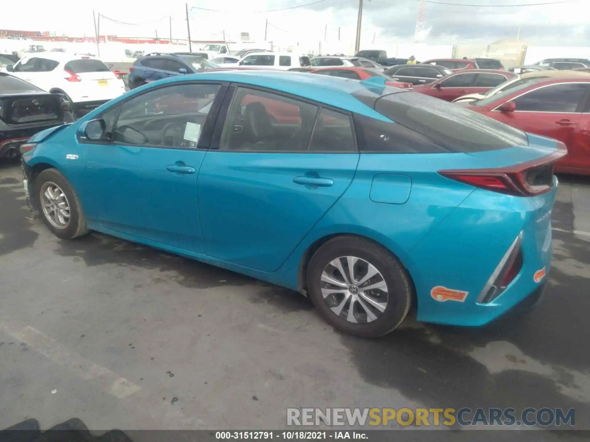 3 Photograph of a damaged car JTDKARFP3L3149603 TOYOTA PRIUS PRIME 2020